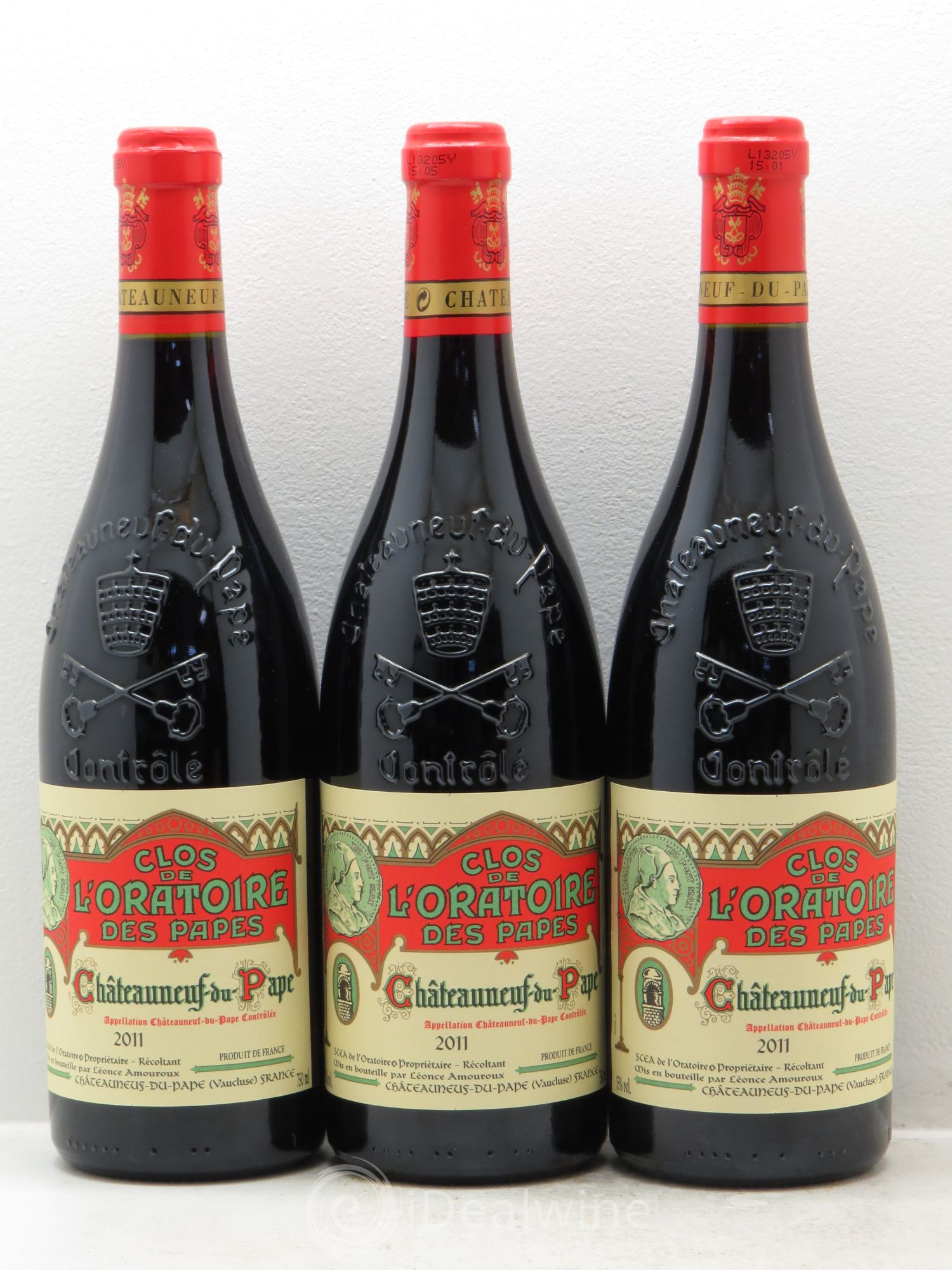 Châteauneuf-du-Pape Clos de l'Oratoire des Papes 2011 - Lot de 3 bouteilles - 0