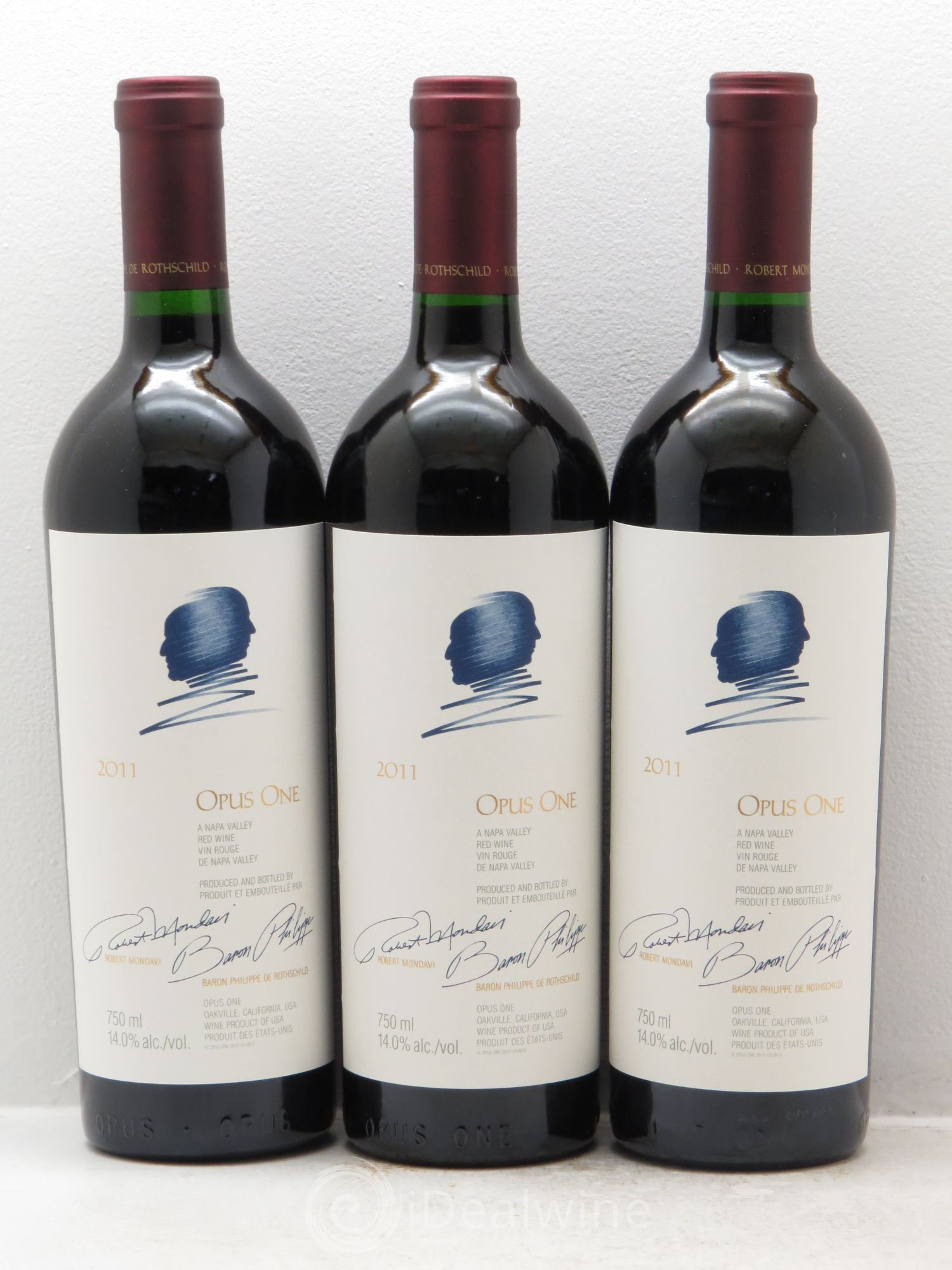Napa Valley Opus One Robert Mondavi 2011 - Lot de 6 bouteilles - 2