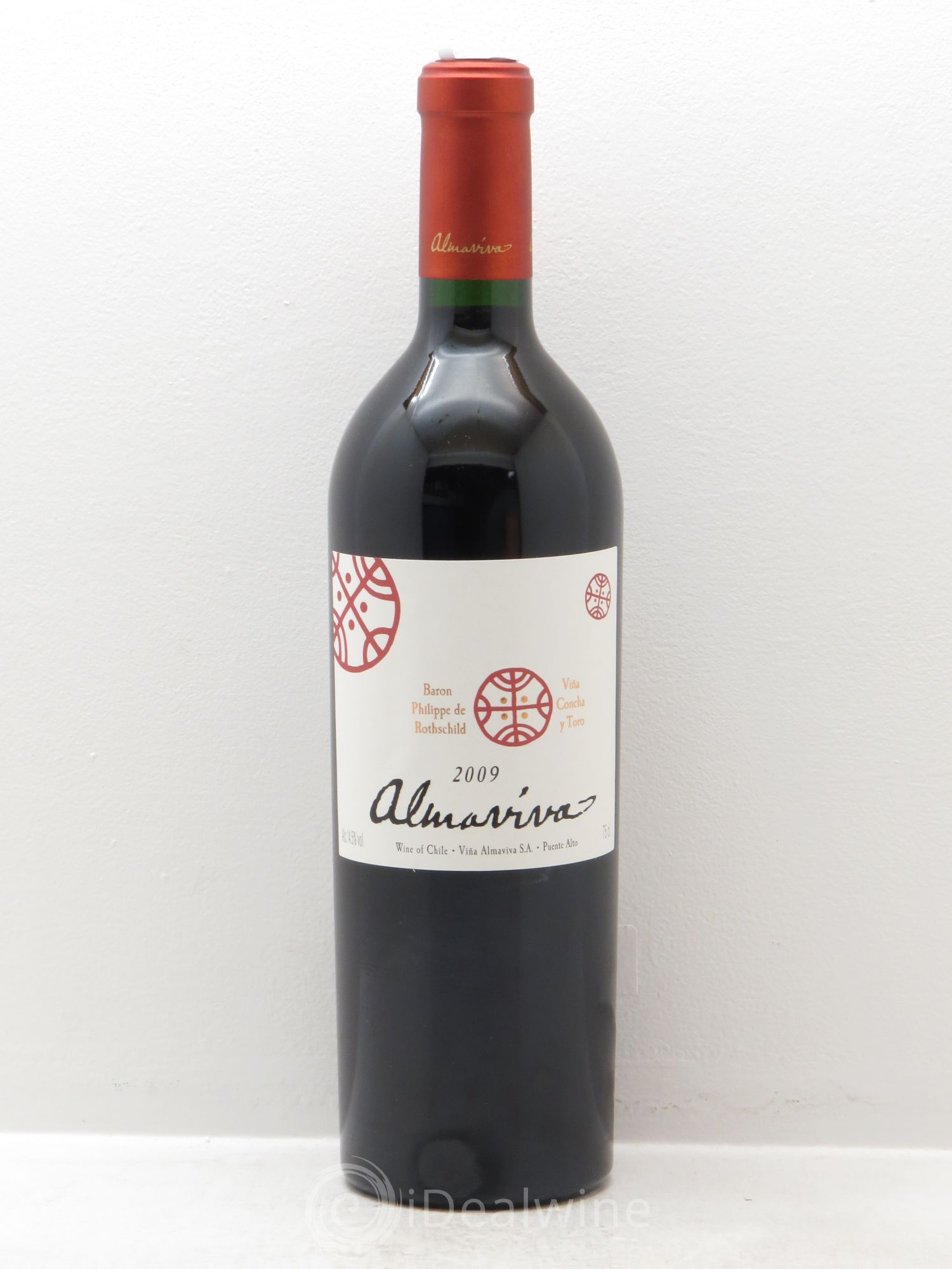 Chili Almaviva Baron P. de Rothschild Concha y Toro imported by LD Vins SAS 2009 - Posten von 1 Flasche - 0