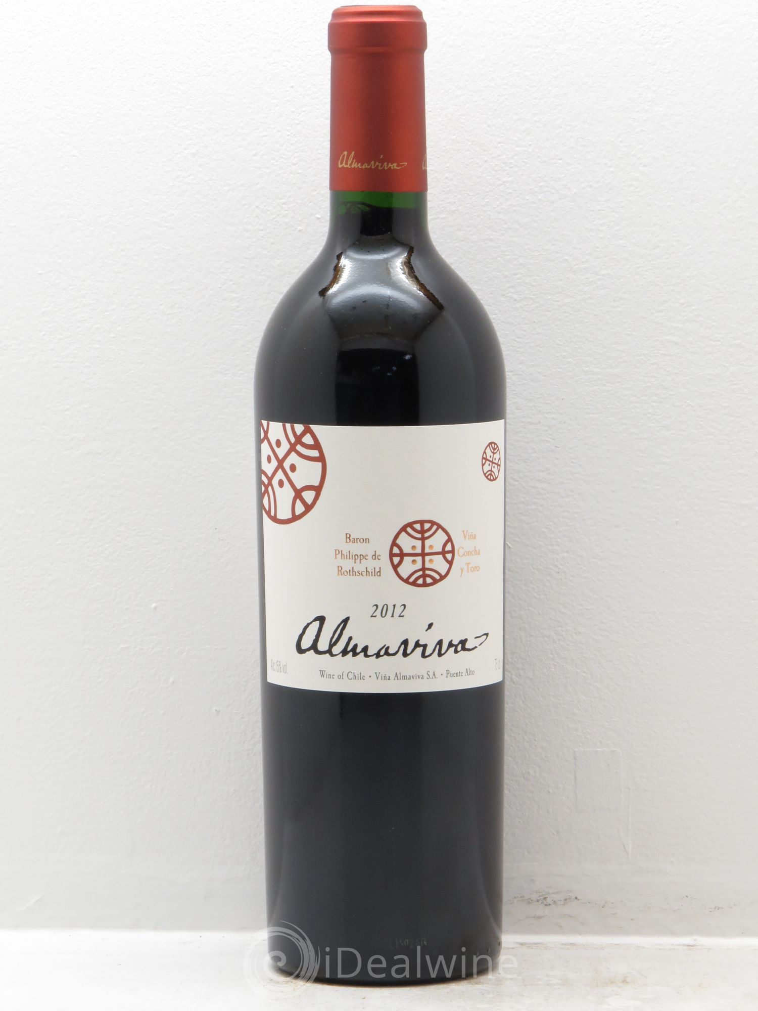 Chili Almaviva Baron P. de Rothschild Concha y Toro 2012 - Lot de 6 bouteilles - 0