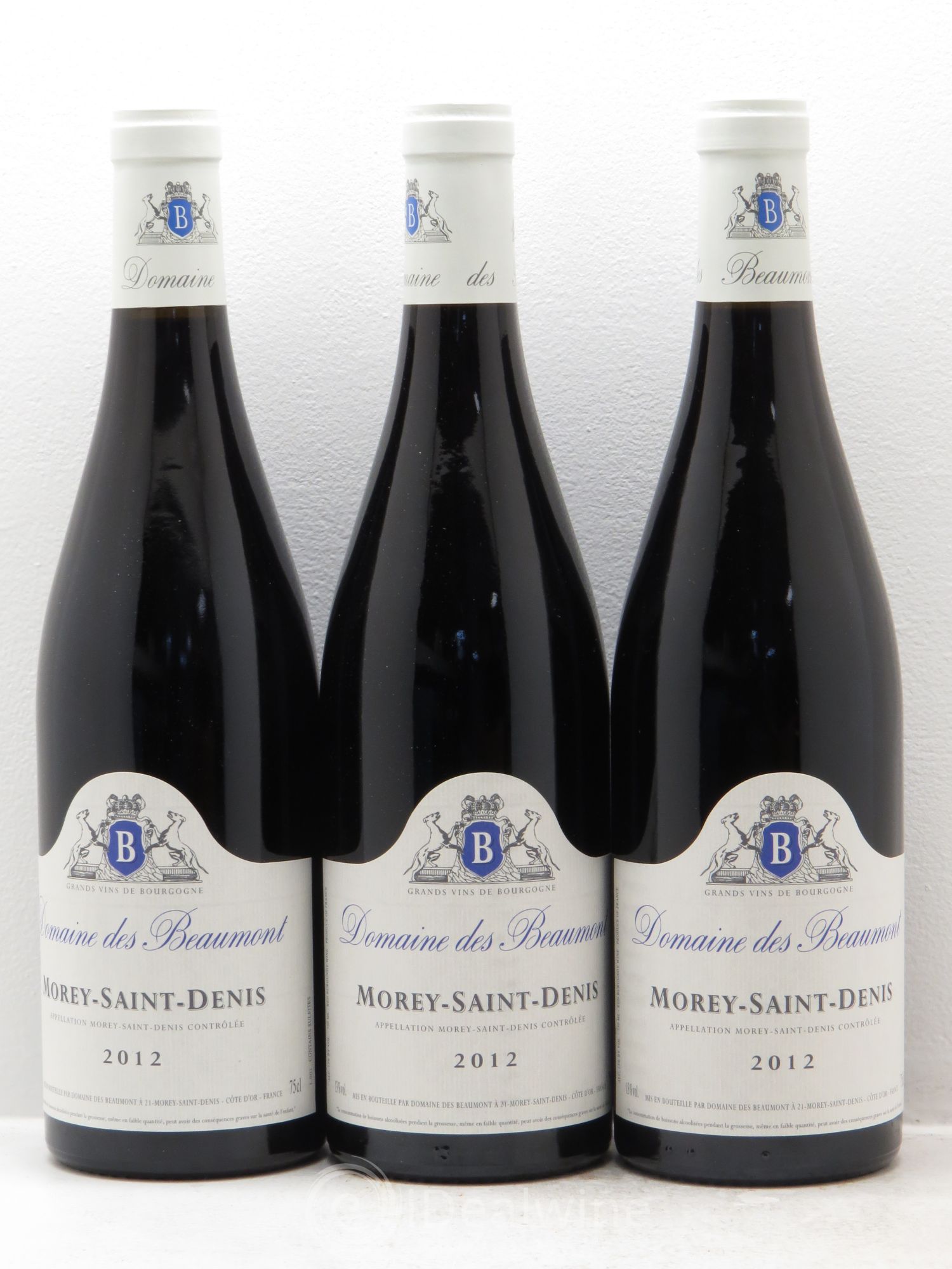 Morey-Saint-Denis Domaine des Beaumont 2012 - Lot de 3 bouteilles - 0