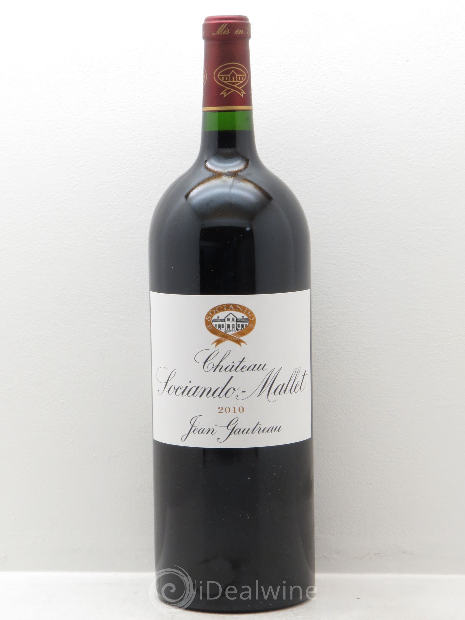 Château Sociando Mallet 2010 - Lot de 6 magnums - 0