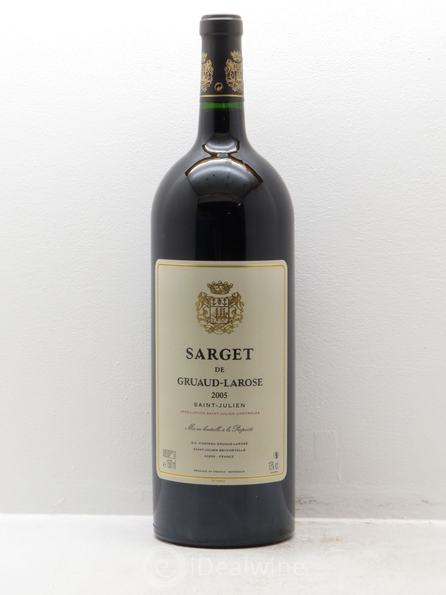 Sarget de Gruaud Larose Second Vin 2005 - Posten von 6 Magnum - 0