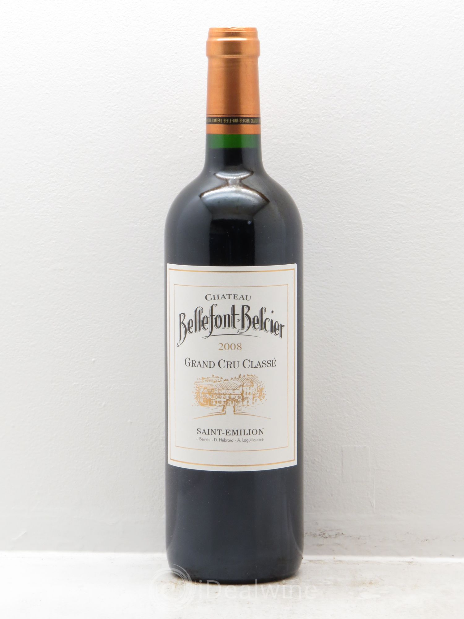 Château Bellefont-Belcier Grand Cru Classé 2008 - Lot de 1 bouteille - 0