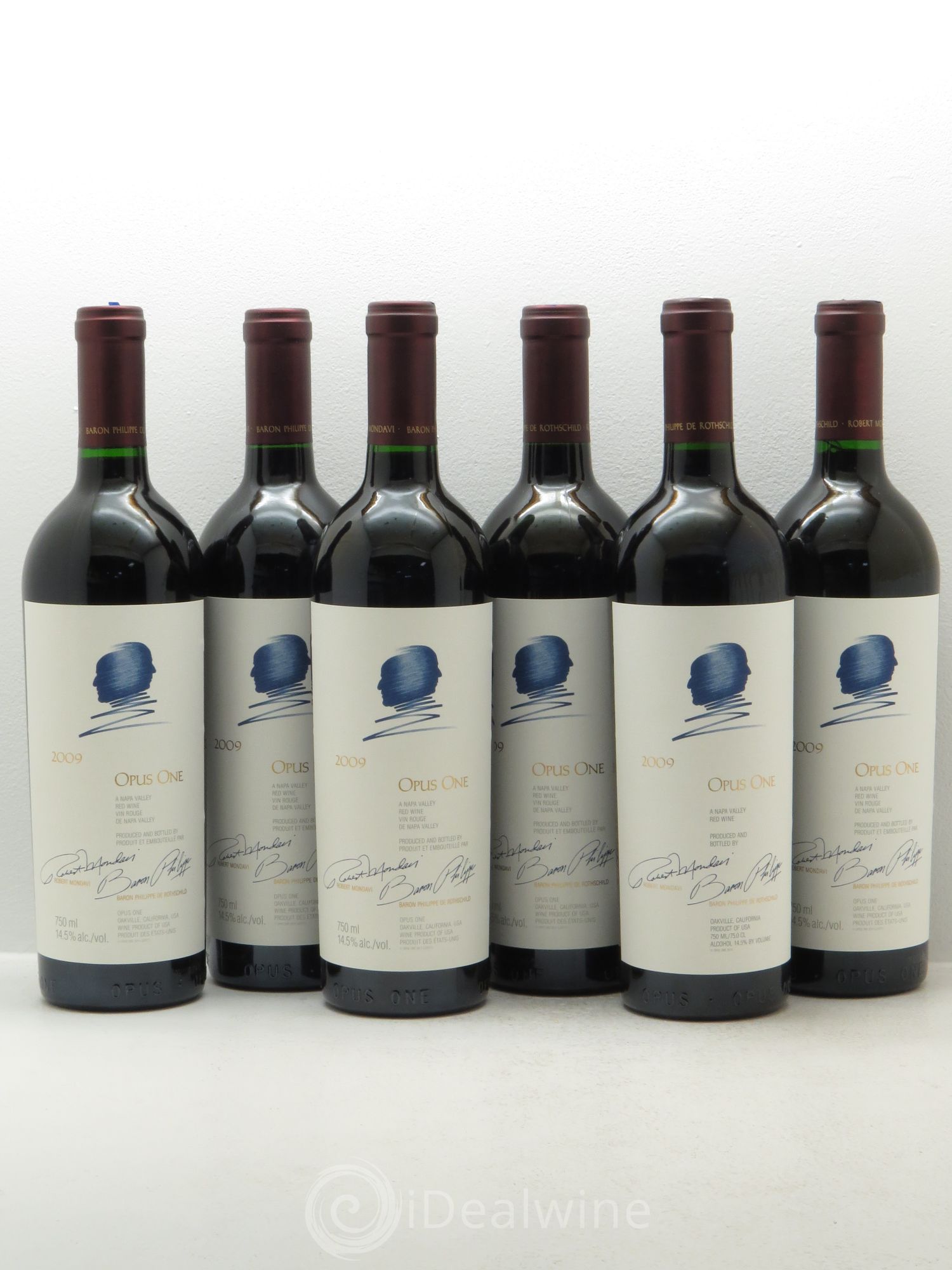 Napa Valley Opus One Robert Mondavi 2009 - Lot de 6 bouteilles - 0