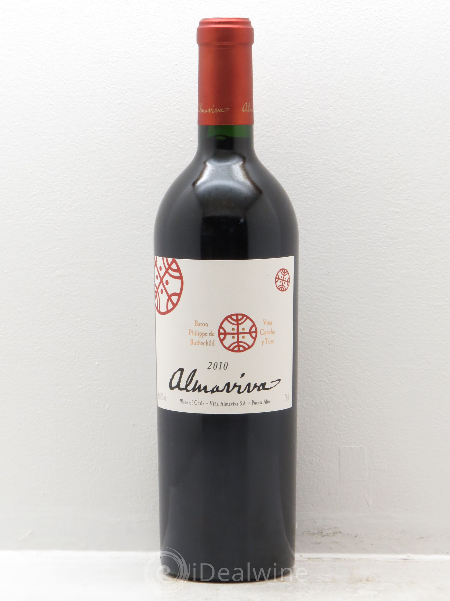 Chili Almaviva Baron P. de Rothschild Concha y Toro 2010 - Lot de 6 bouteilles - 0