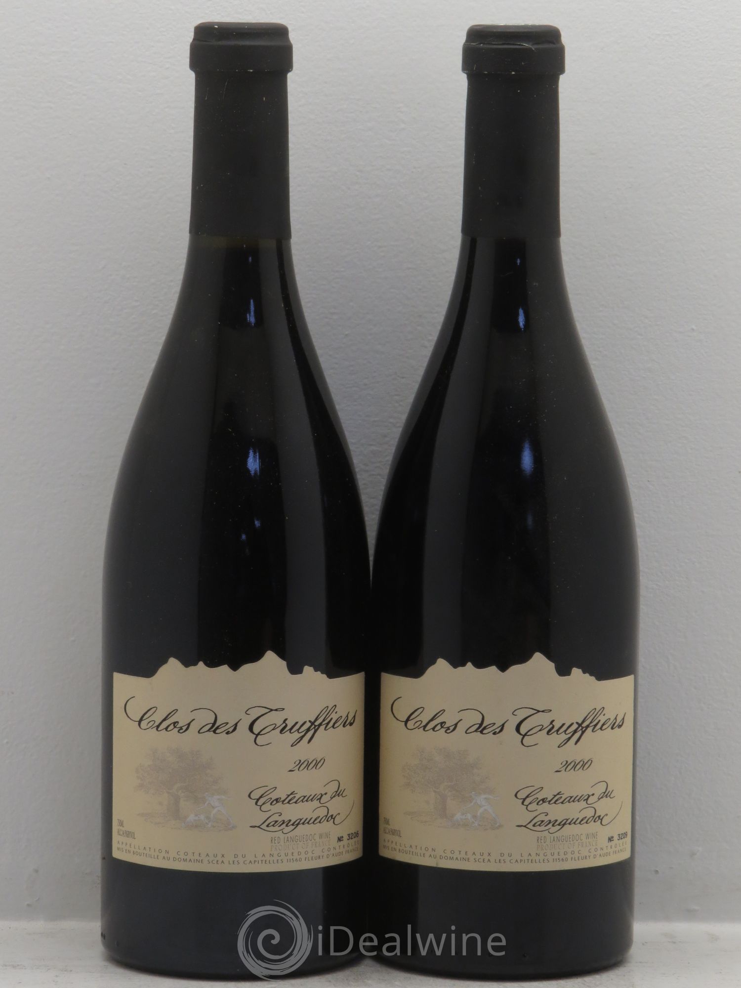 Coteaux du Languedoc Clos des Truffiers 2000 - Posten von 2 Flaschen - 0