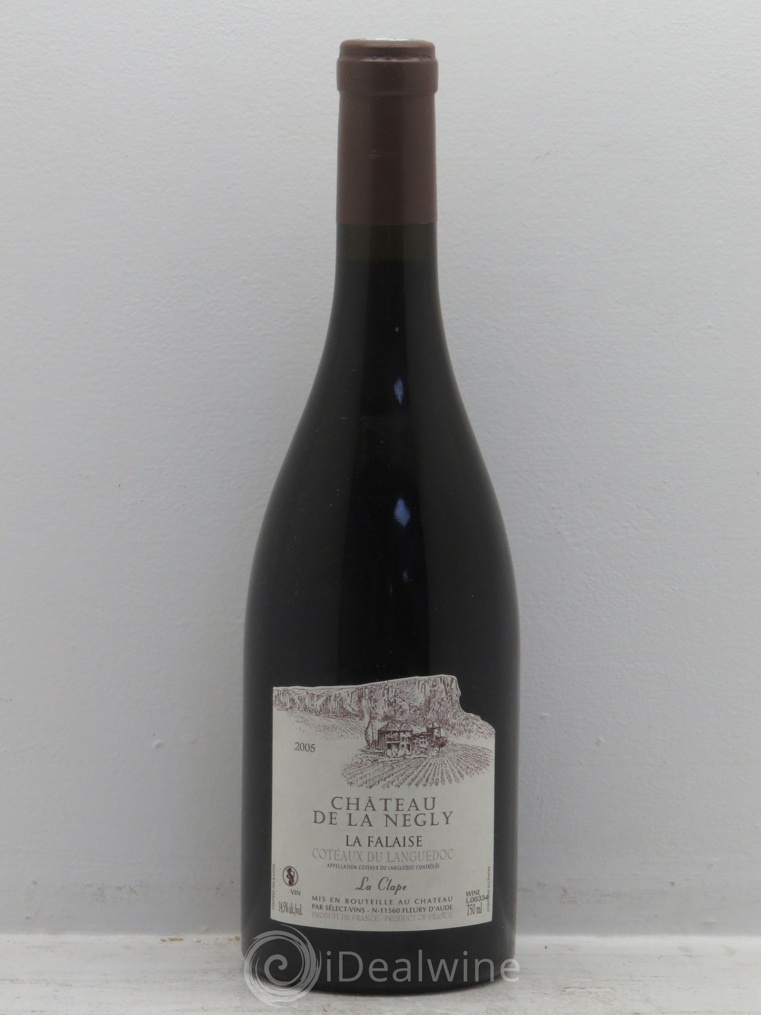 La Clape Château de La Négly La Falaise Jean Paux-Rosset 2005 - Lot de 1 bouteille - 0