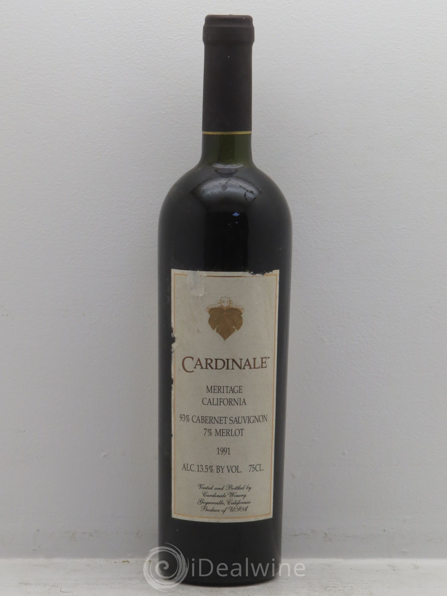 USA Cardinale Meritage California 1991 - Posten von 1 Flasche - 0