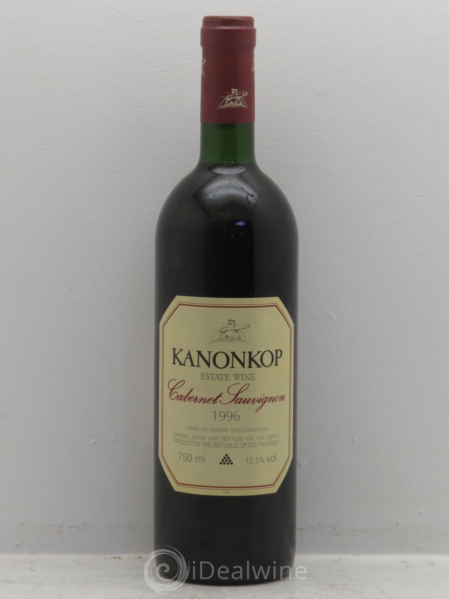 Vins Etrangers Kanonkop Cabernet Sauvignon Stellenbosch 1996 - Lotto di 1 bottiglia - 0