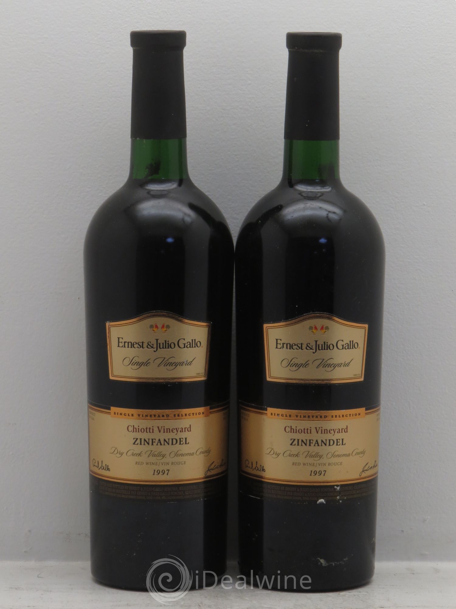 USA Sonoma E&J Gallo Chiotti Zinfandel 1997 - Posten von 2 Flaschen - 0