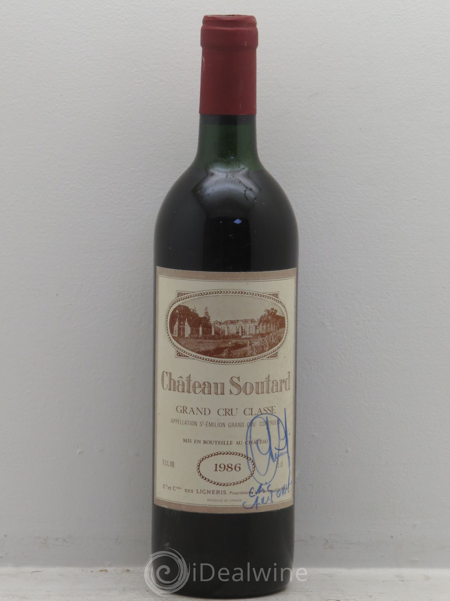 Château Soutard Grand Cru Classé 1986 - Lot de 1 bouteille - 0