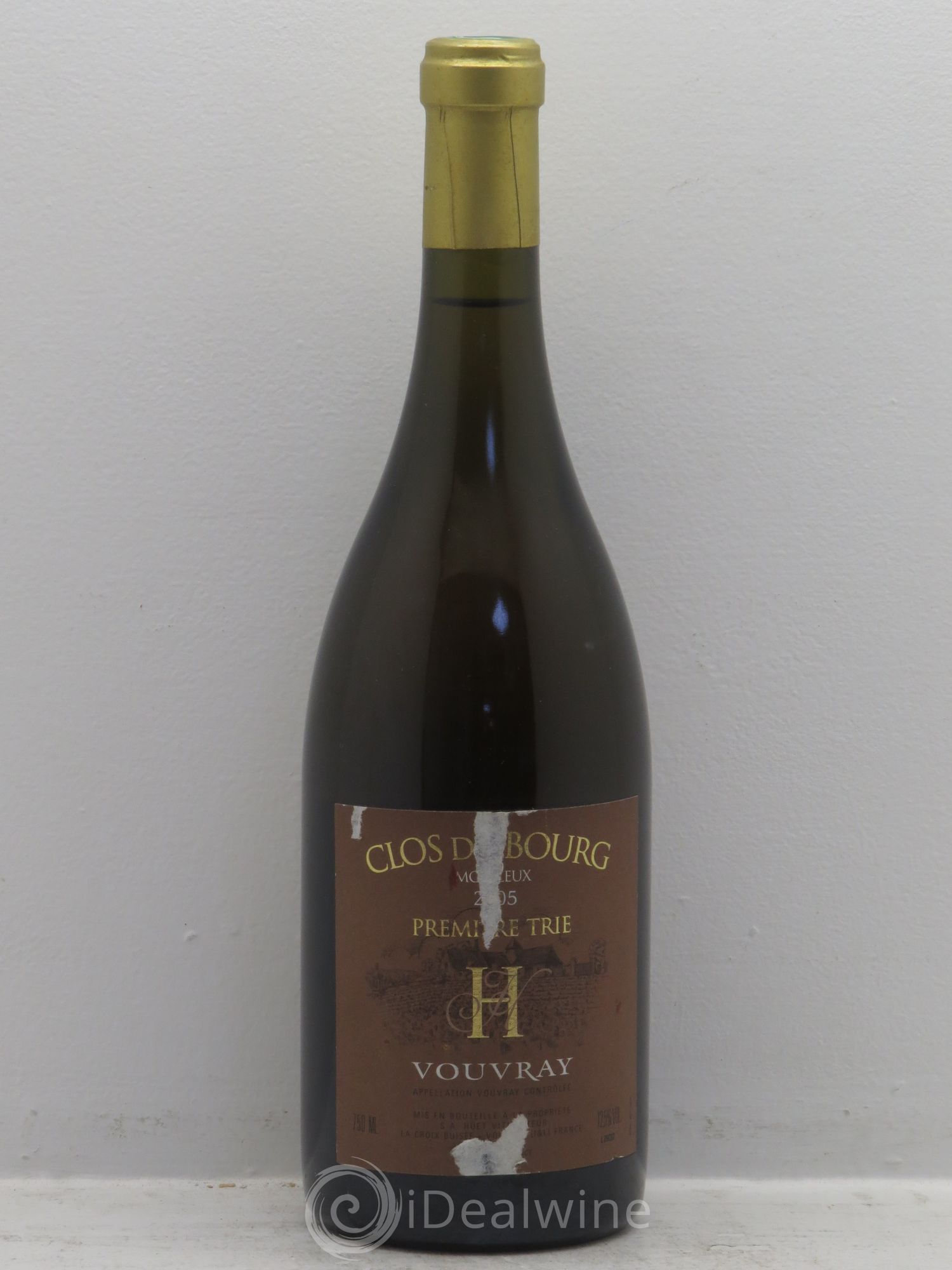 Vouvray Clos du Bourg Moelleux 1ère trie Domaine Huet 2005 - Lotto di 1 bottiglia - 0
