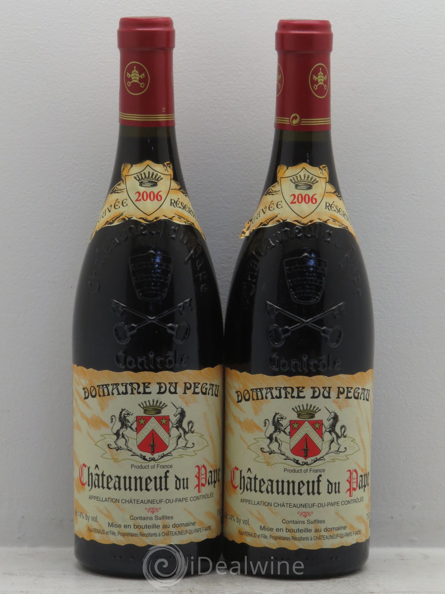 Châteauneuf-du-Pape Domaine du Pégau Cuvée Réservée Paul et Laurence Féraud 2006 - Lot de 2 bouteilles - 0