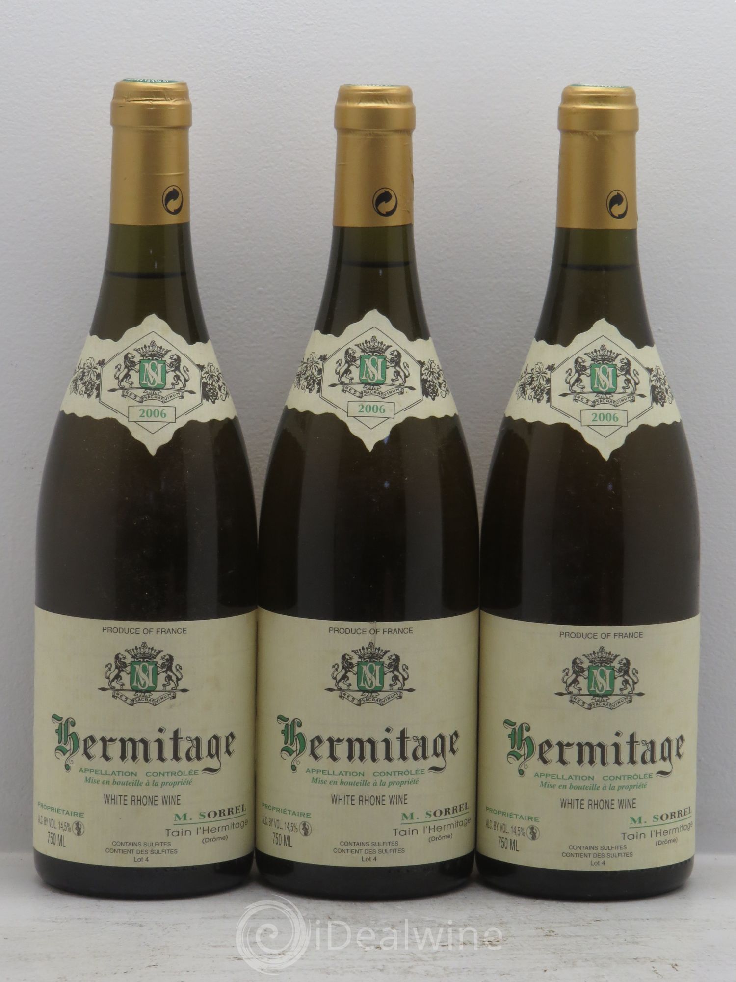 Hermitage 2006 - Lot de 3 bouteilles - 0
