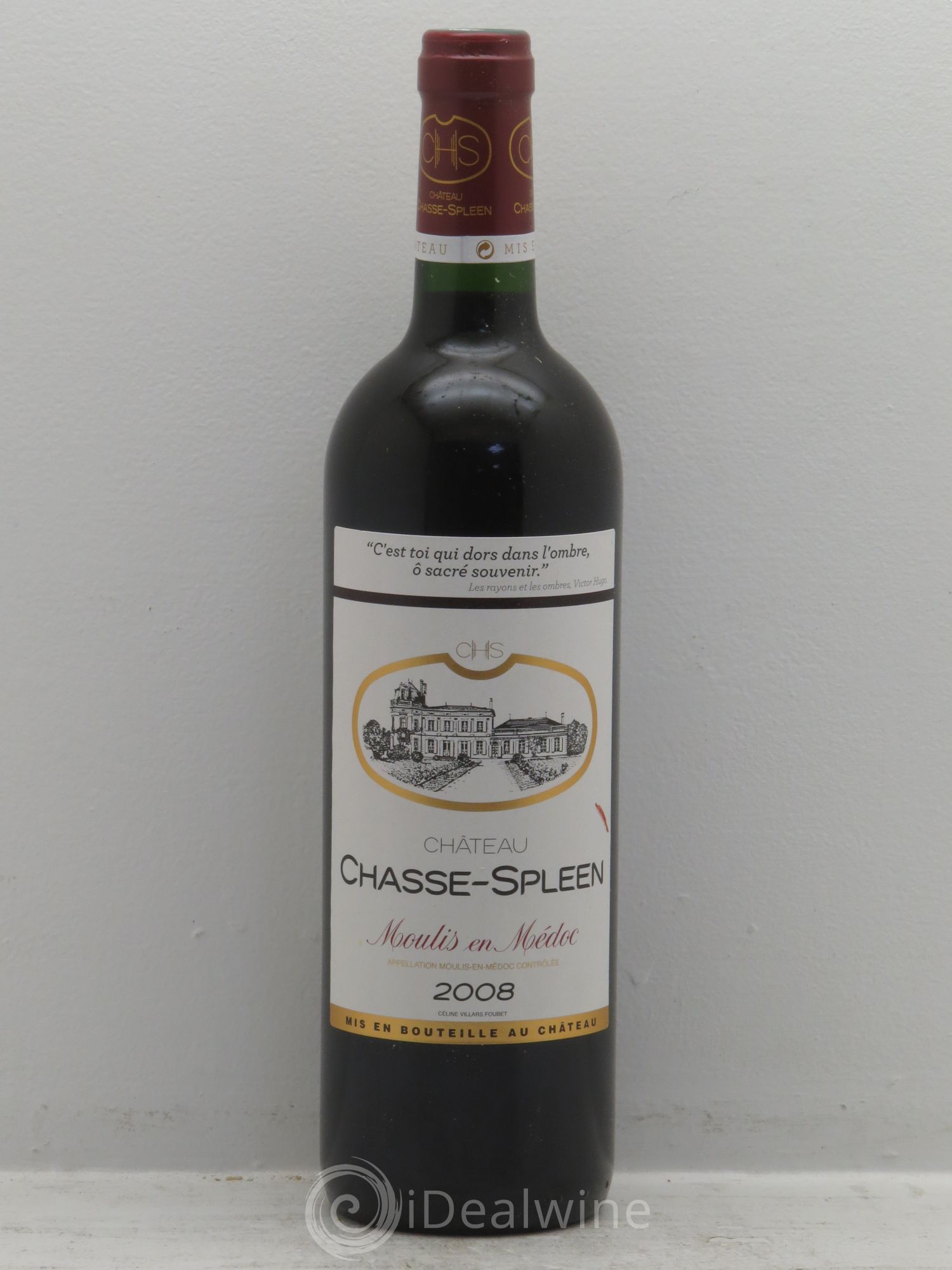 Château Chasse Spleen 2008 - Lot de 6 bouteilles - 0