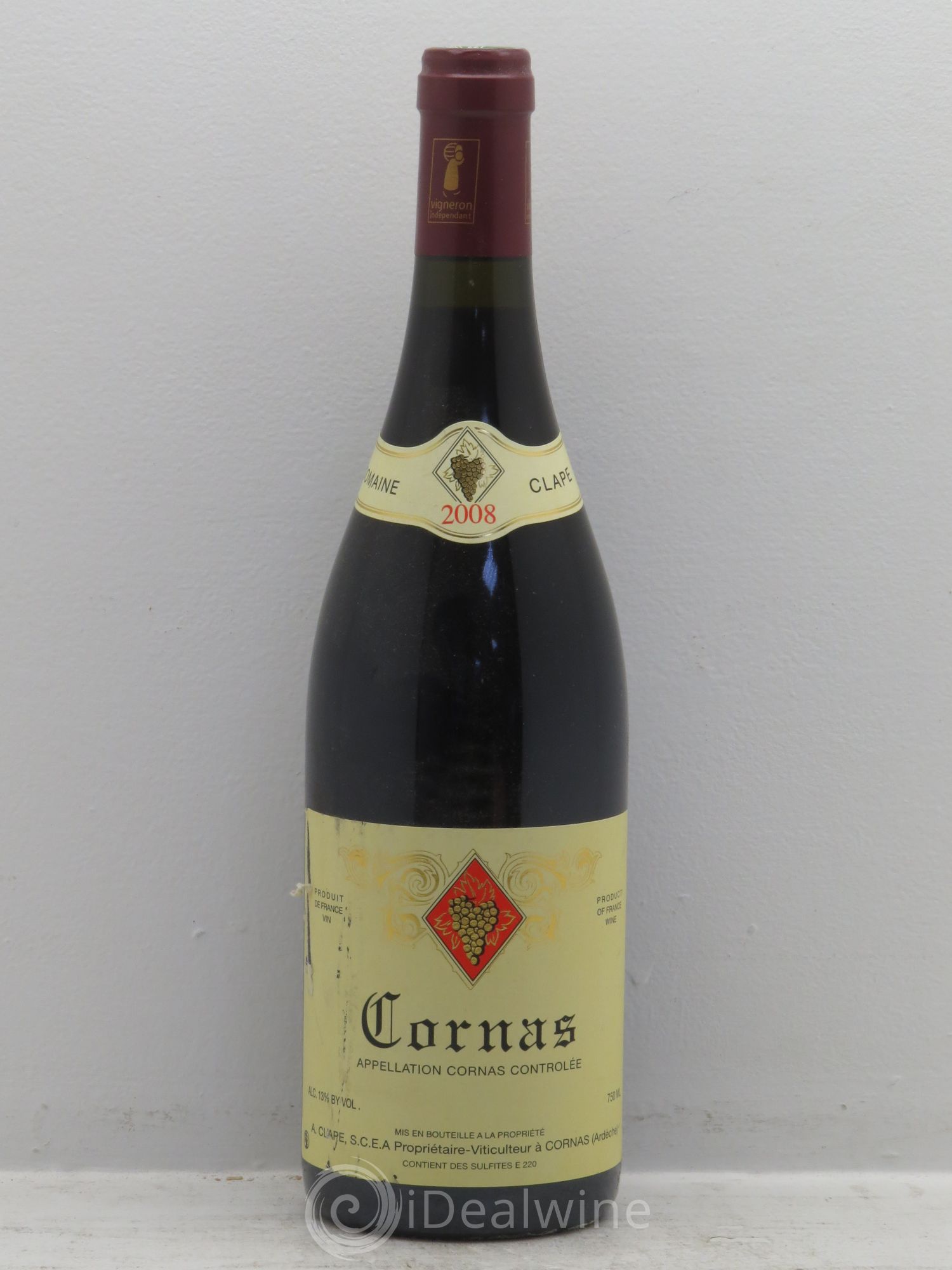 Cornas Auguste Clape 2008 - Lot de 1 bouteille - 0