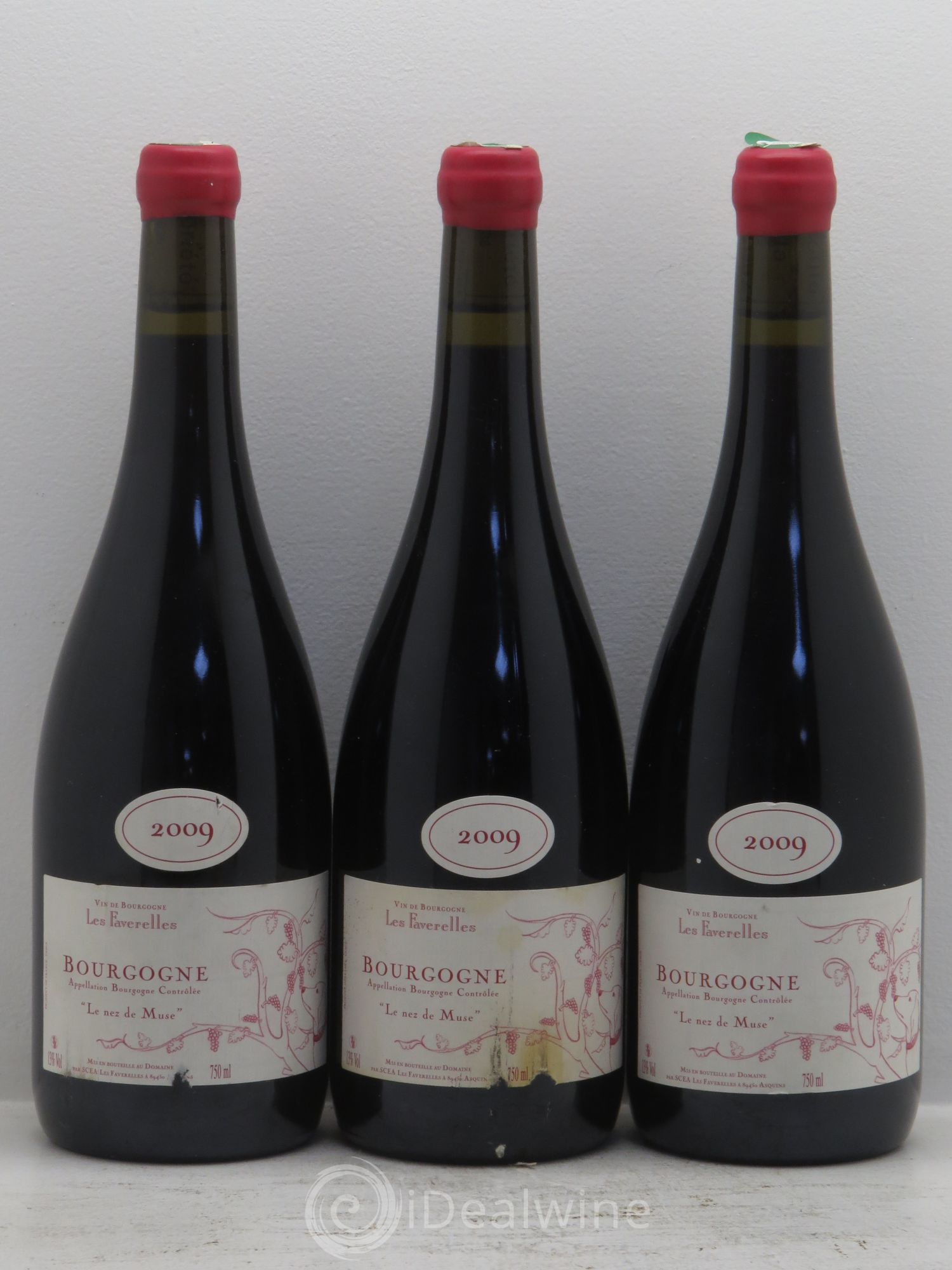 Bourgogne Les Faverelles le nez de Muse 2009 - Posten von 3 Flaschen - 0
