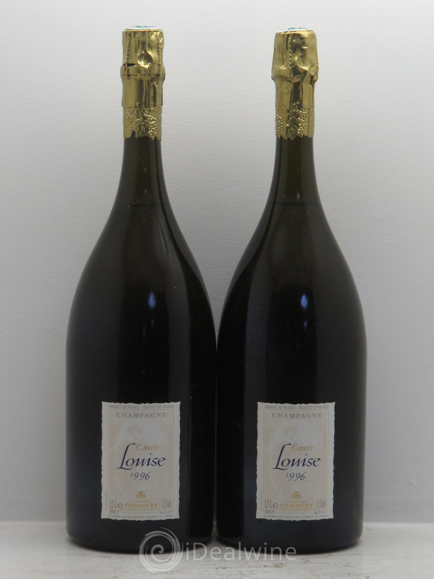 Cuvée Louise Pommery 1996 - Lot de 2 magnums - 0
