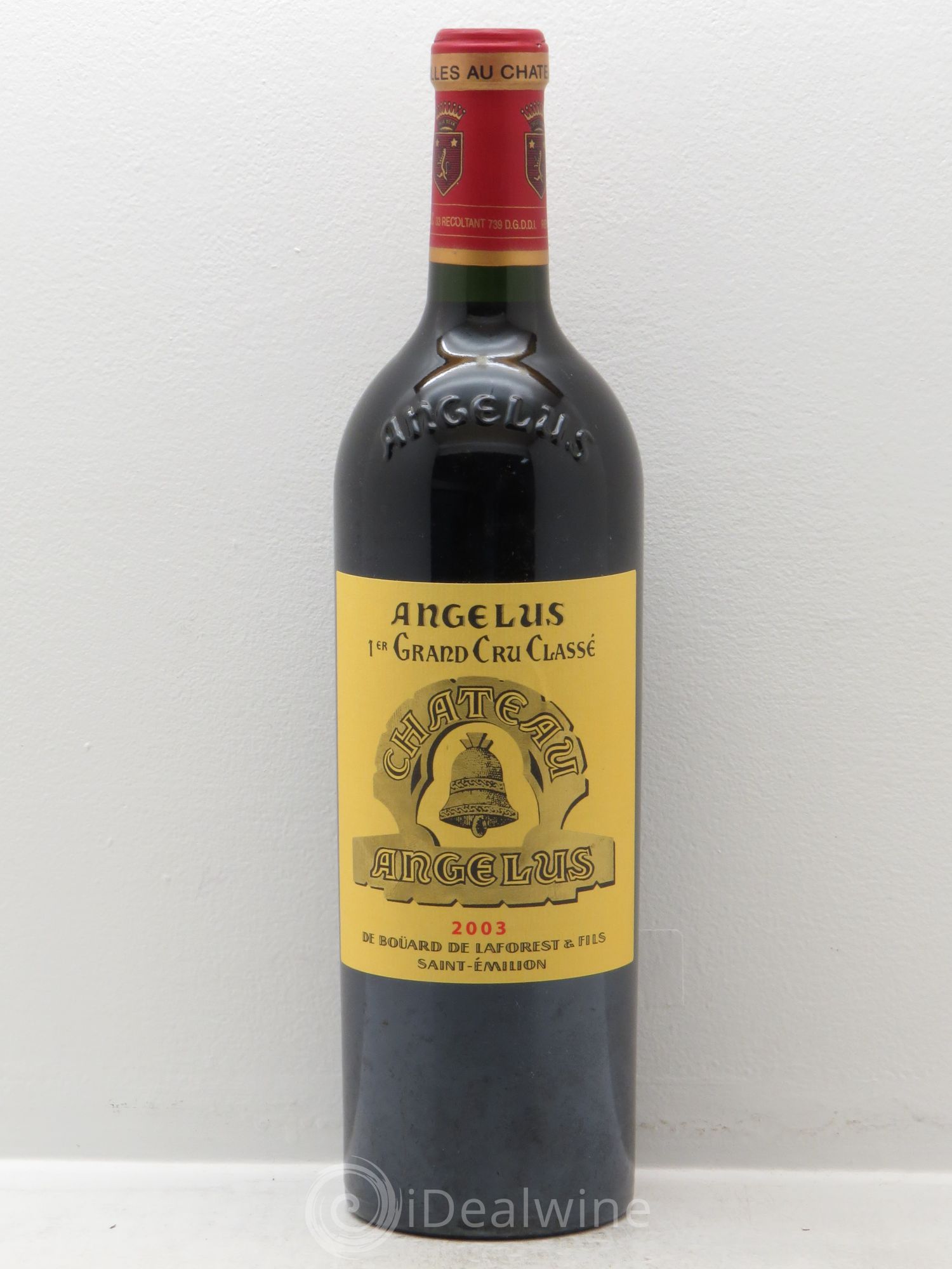 Château Angélus 1er Grand Cru Classé A 2003 - Lot de 1 bouteille - 0
