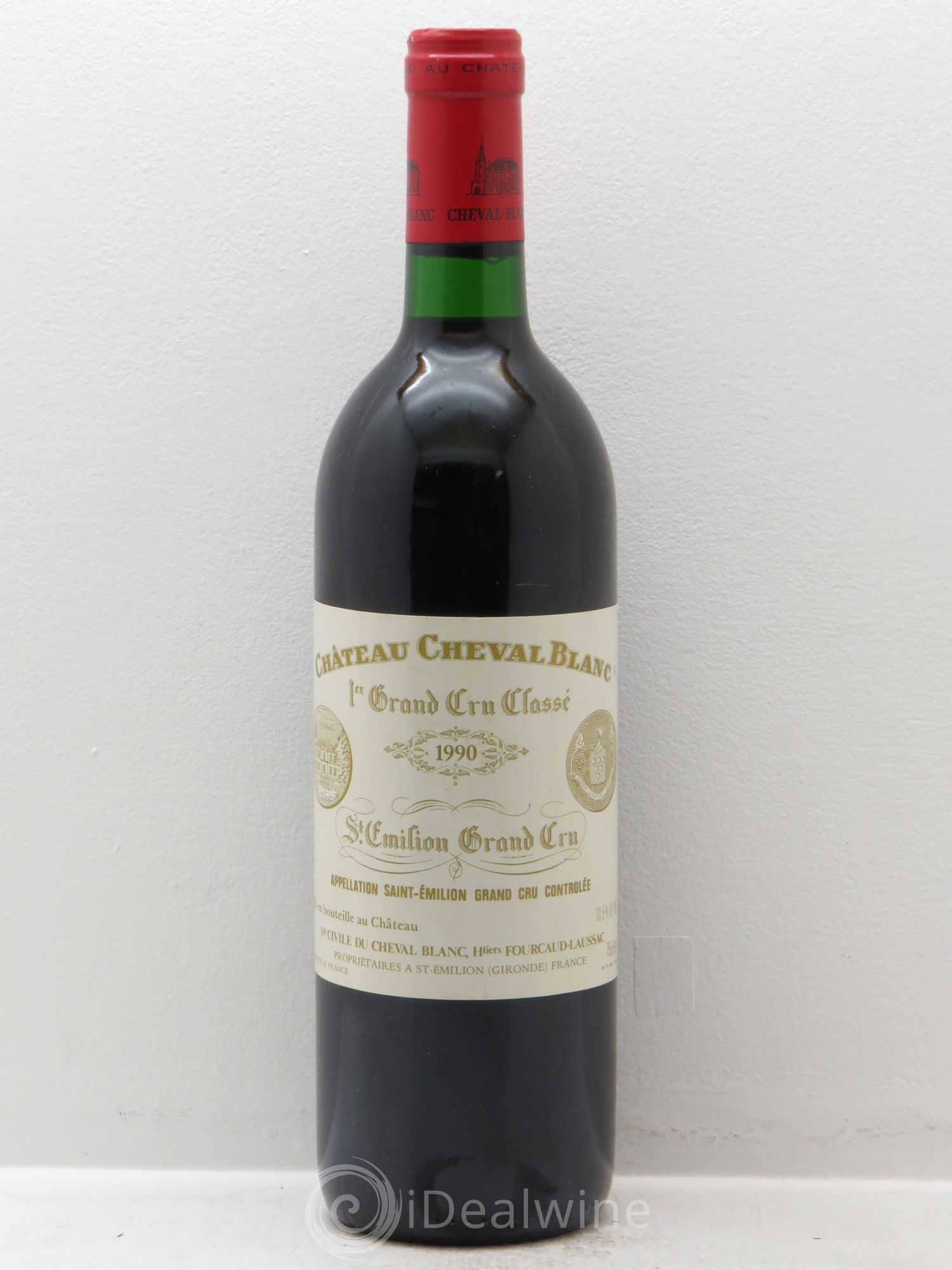 Château Cheval Blanc 1er Grand Cru Classé A 1990 - Lot de 1 bouteille - 0