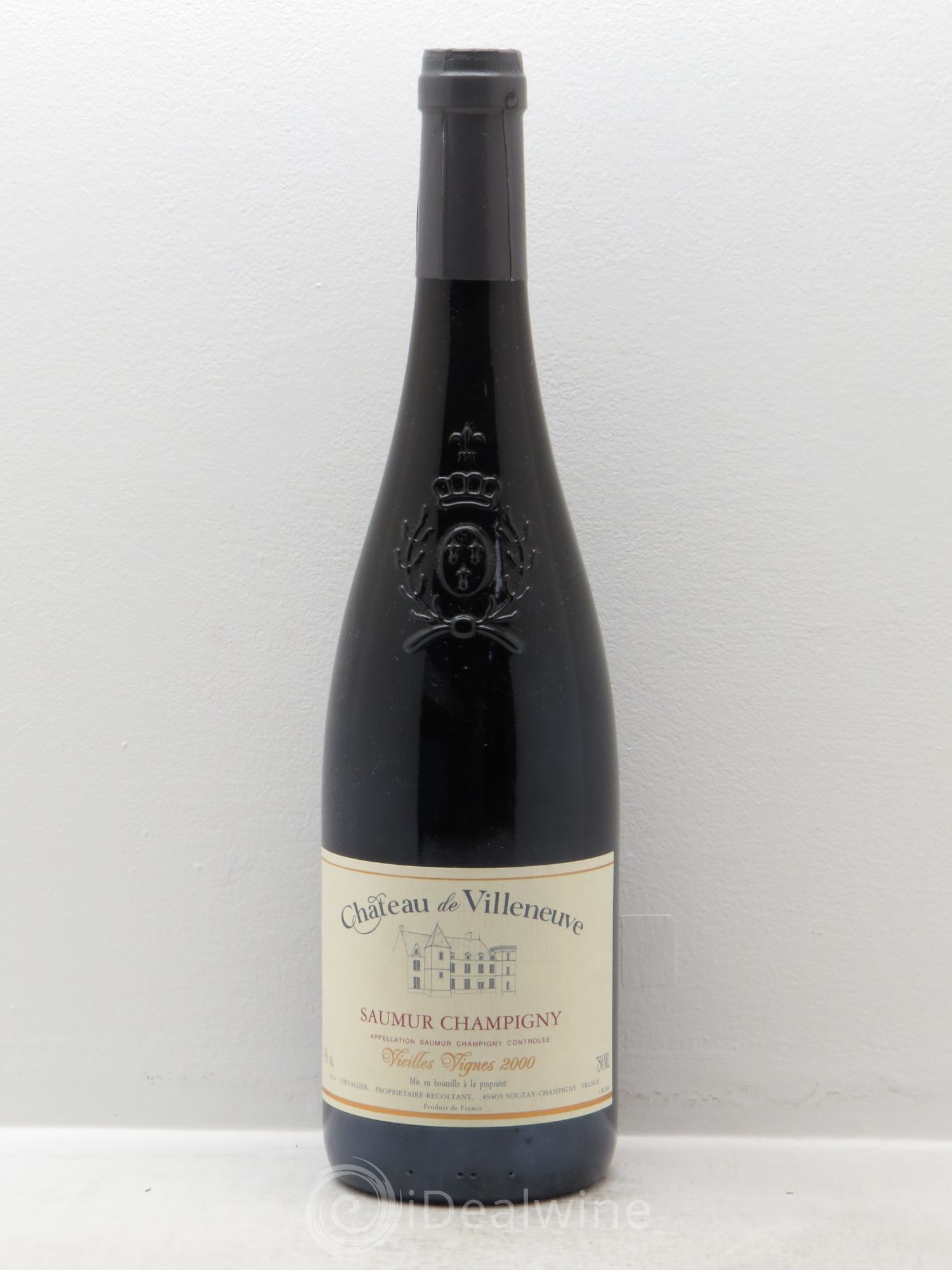 Saumur-Champigny Vieilles Vignes Château de Villeneuve 2000 - Lot de 1 bouteille - 0