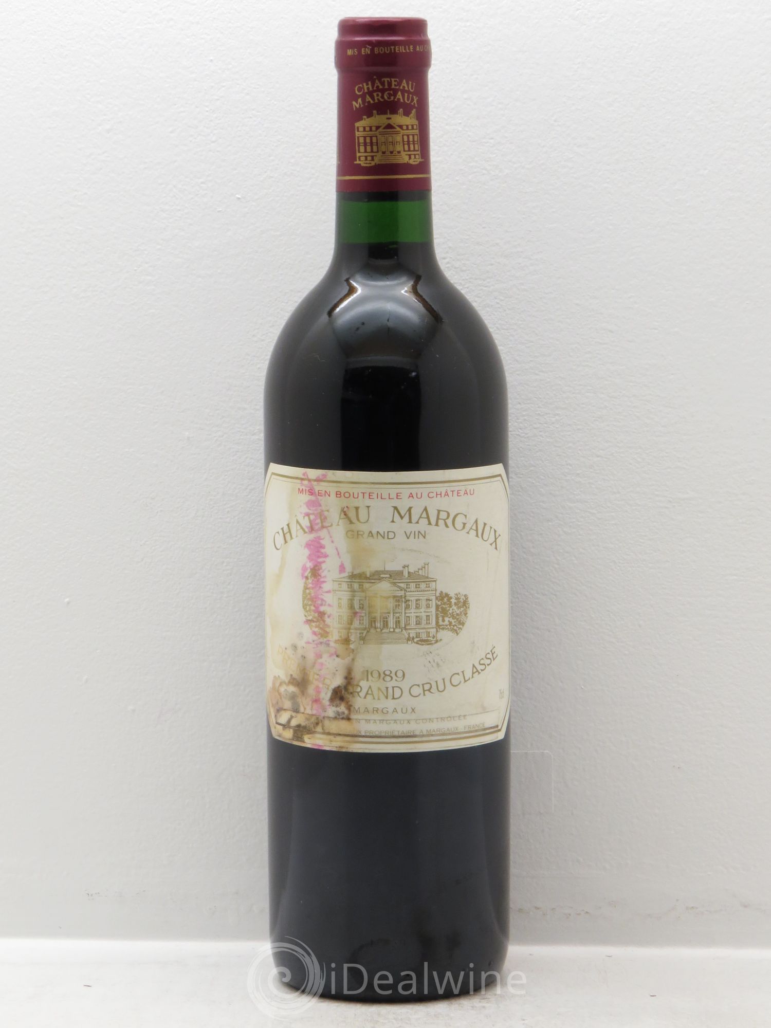 Château Margaux 1er Grand Cru Classé 1989 - Lot de 1 bouteille - 0