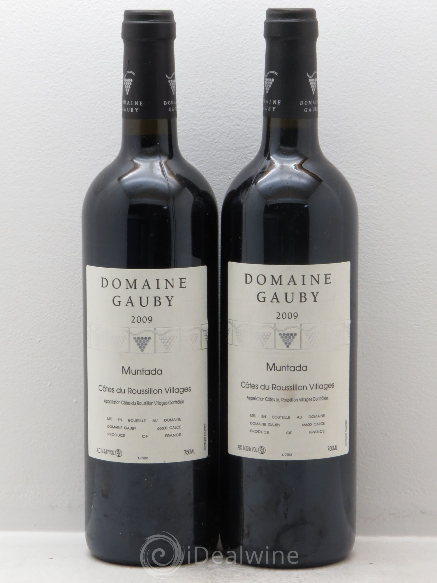 Côtes Catalanes (anciennement Côtes du Roussillon Villages) La Muntada Gauby (Domaine) 2009 - Lot de 2 bouteilles - 0