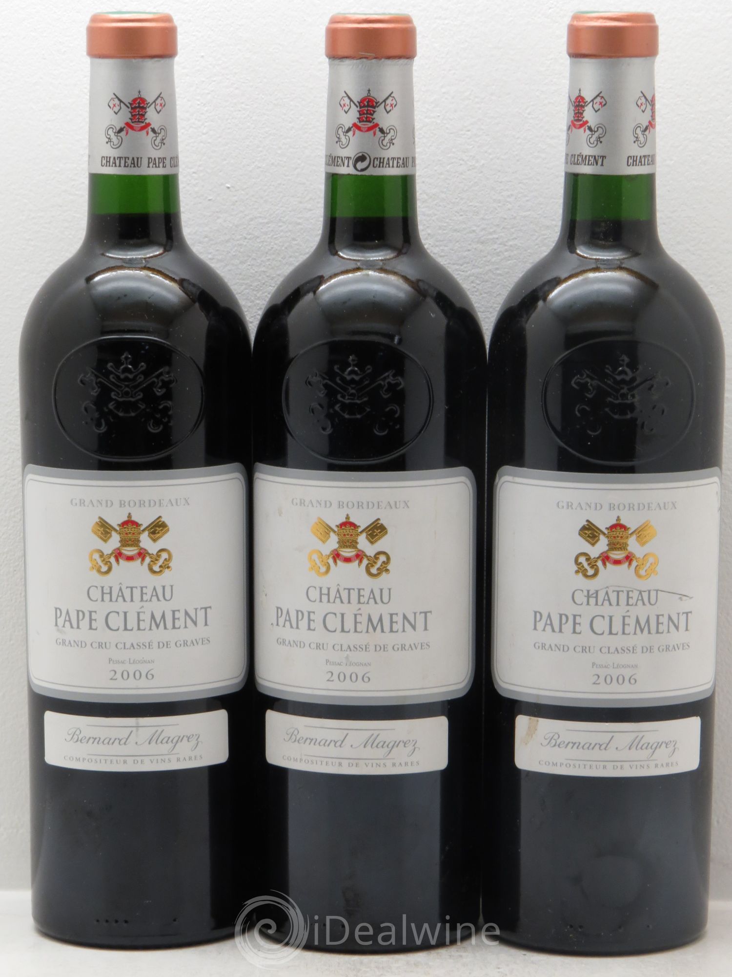 Château Pape Clément Cru Classé de Graves 2006 - Lot de 3 bouteilles - 0