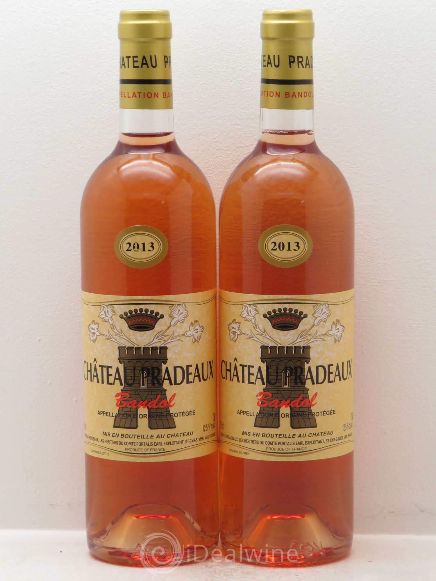 Bandol Château Pradeaux Famille Portalis 2013 - Lot de 2 bouteilles - 0