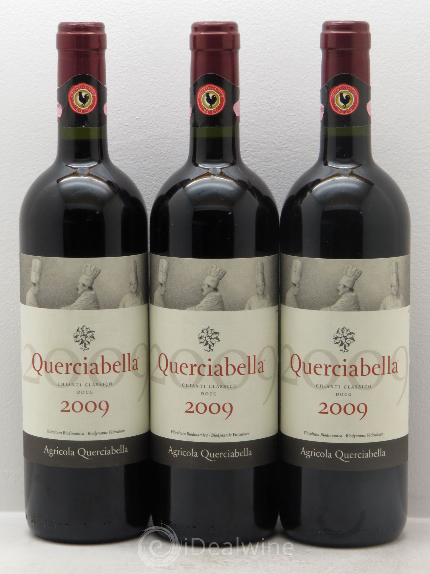 Chianti Classico Querciabella DOCG Sebastiano Castiglioni 2009 - Lot de 3 bouteilles - 0