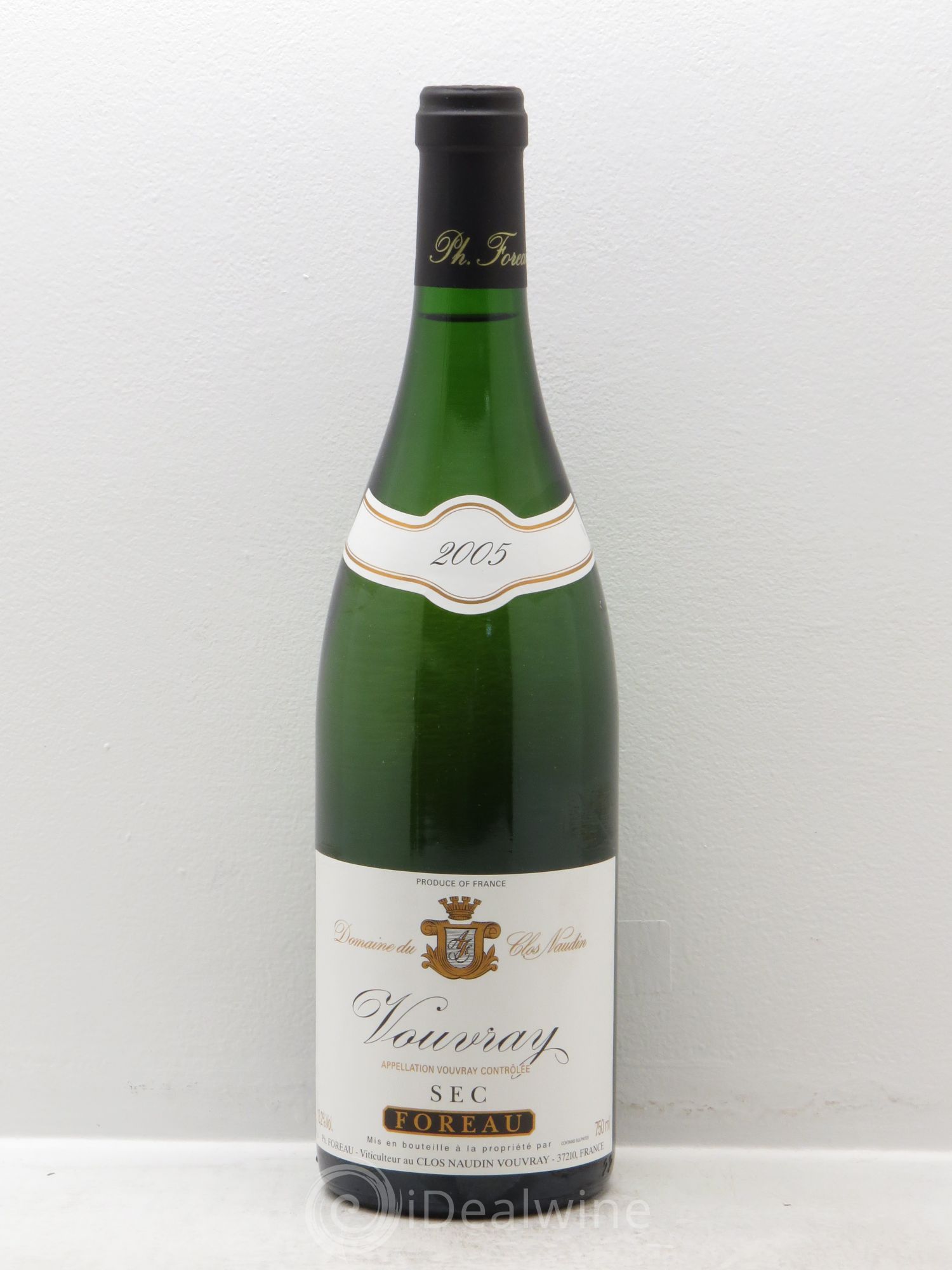 Vouvray Sec Clos Naudin - Philippe Foreau 2005 - Lot de 1 bouteille - 0