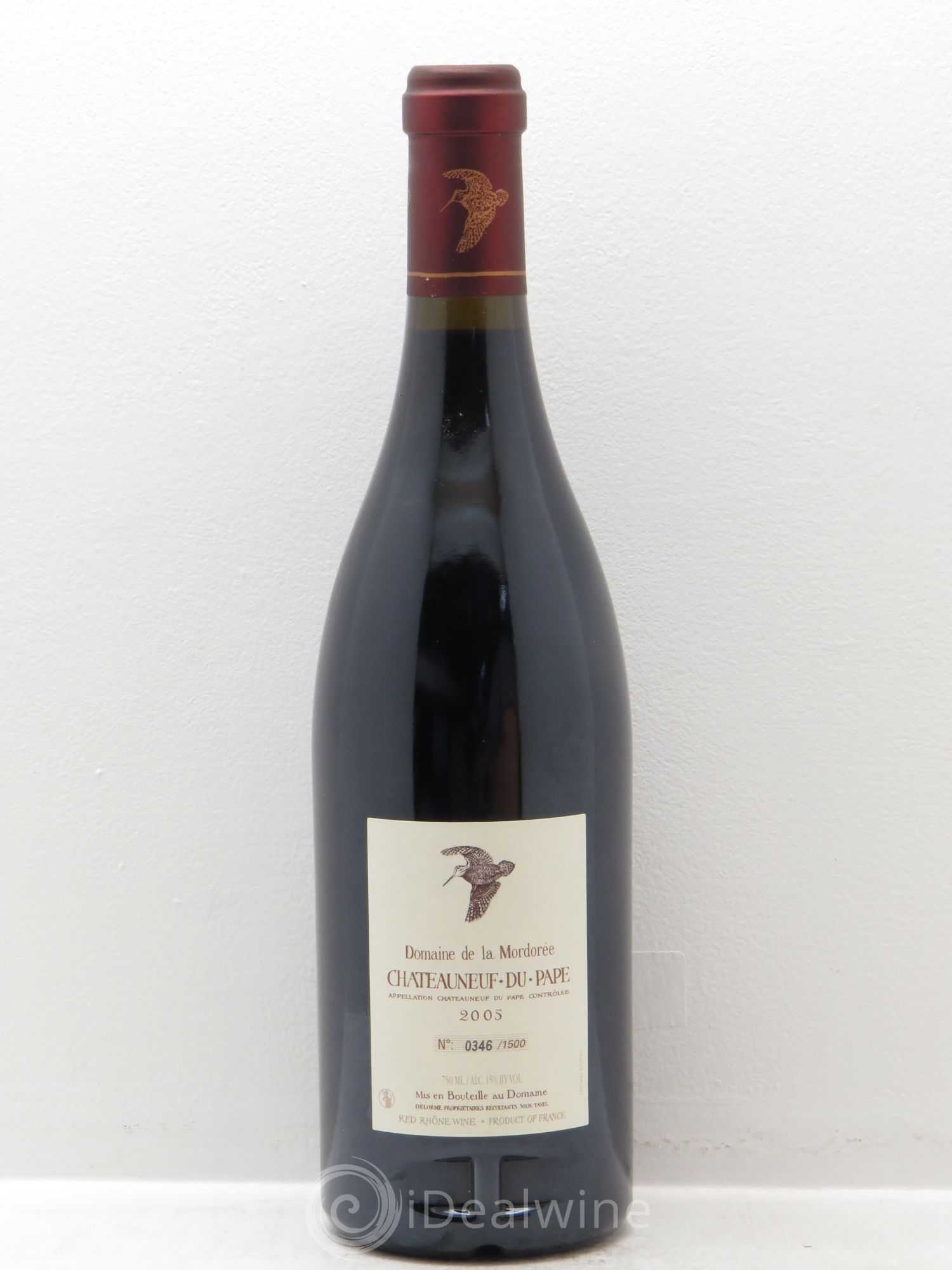 Châteauneuf-du-Pape La Plume du Peintre La Mordorée (Domaine de) 2005 - Lot de 1 bouteille - 1