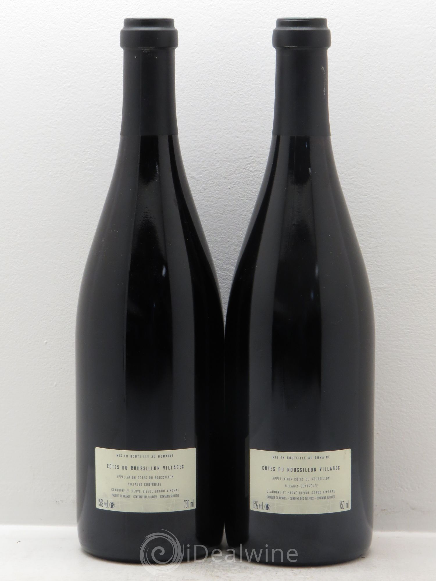 Côtes du Roussillon Villages Clos des Fées La Petite Sibérie Hervé Bizeul 2009 - Lot de 2 bouteilles - 1