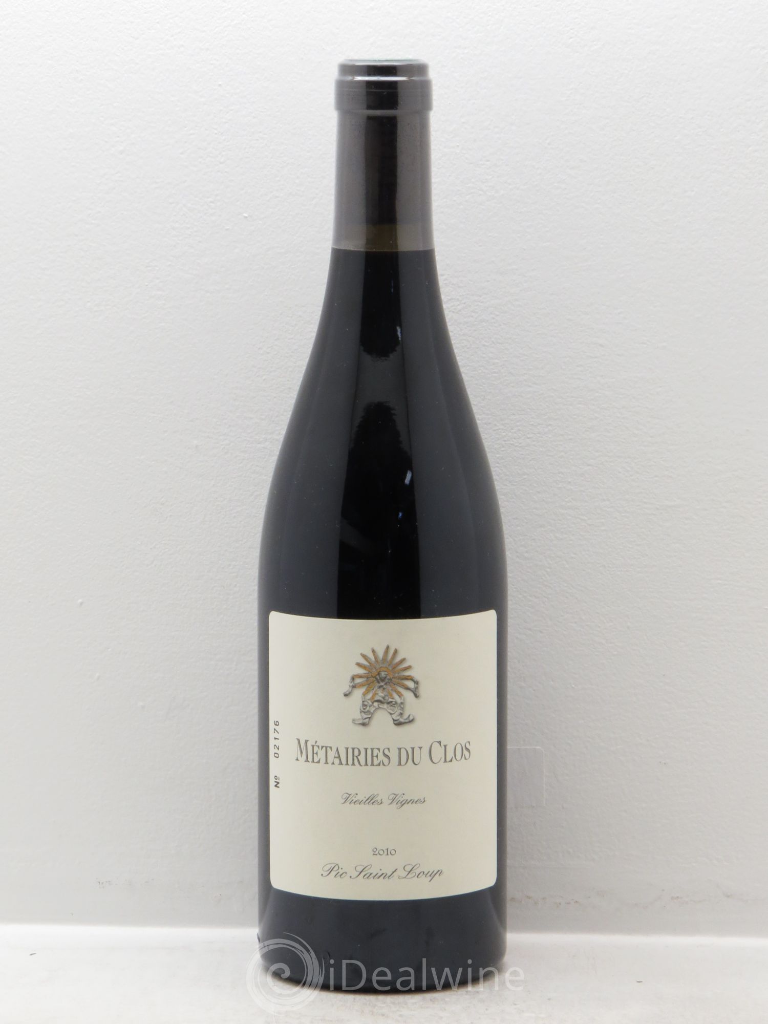 Pic Saint-Loup Les Métairies du Clos Vieilles Vignes Christophe Peyrus et Françoise Julien Vieilles Vignes 2010 - Lot de 1 bouteille - 0
