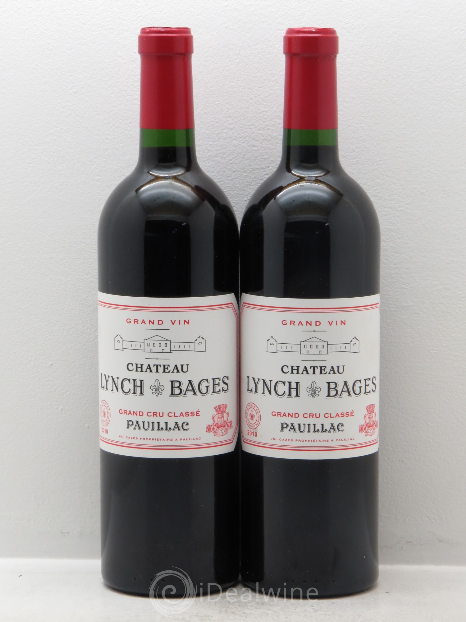 Château Lynch Bages 5ème Grand Cru Classé 2010 - Lot de 2 bouteilles - 0