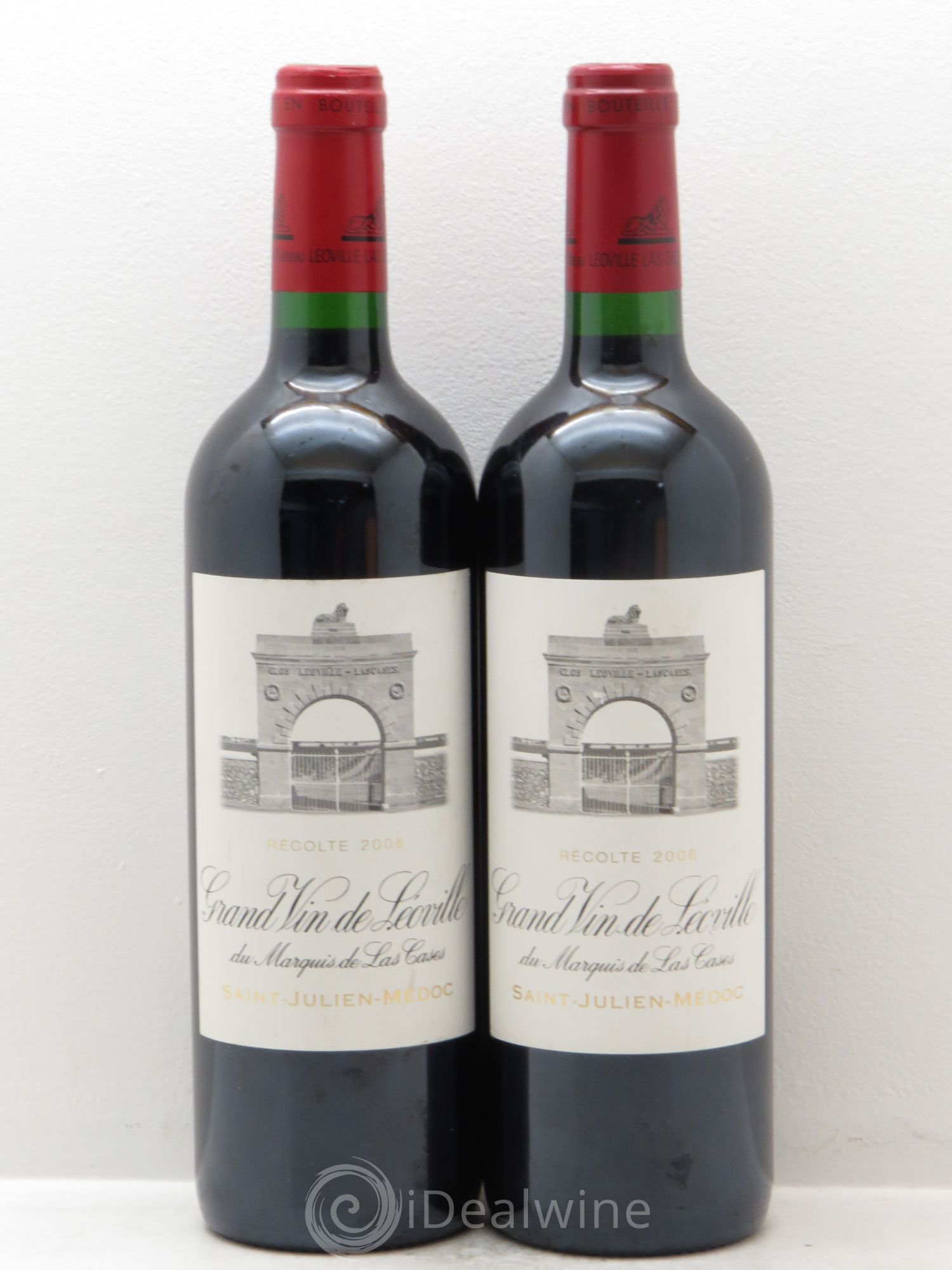 Château Léoville Las Cases 2ème Grand Cru Classé 2006 - Lot de 2 bouteilles - 0