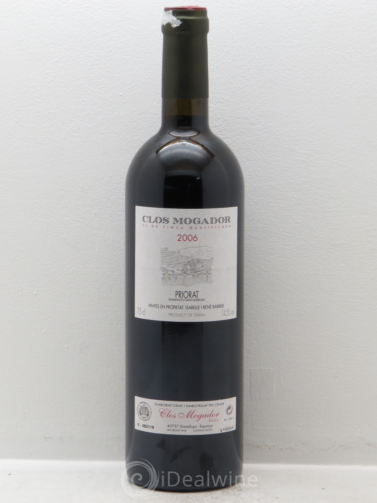 Priorat Clos Mogador DOCA René Barbier 2006 - Lot de 1 bouteille - 0