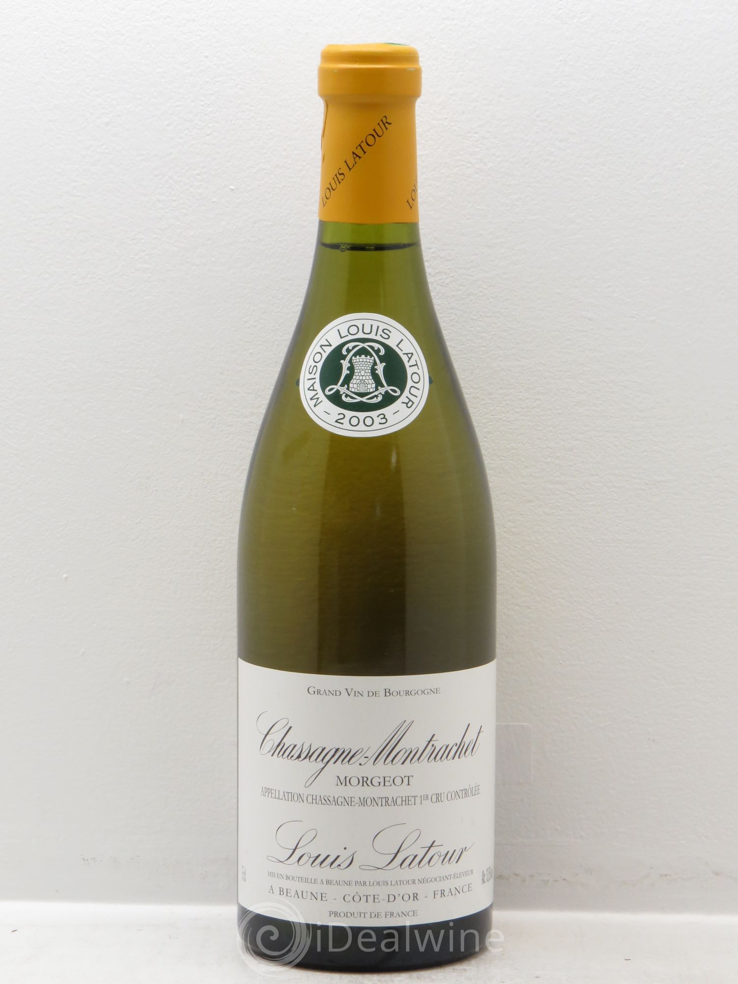 Chassagne-Montrachet 1er Cru Louis Latour 2003 - Lot de 1 bouteille - 0