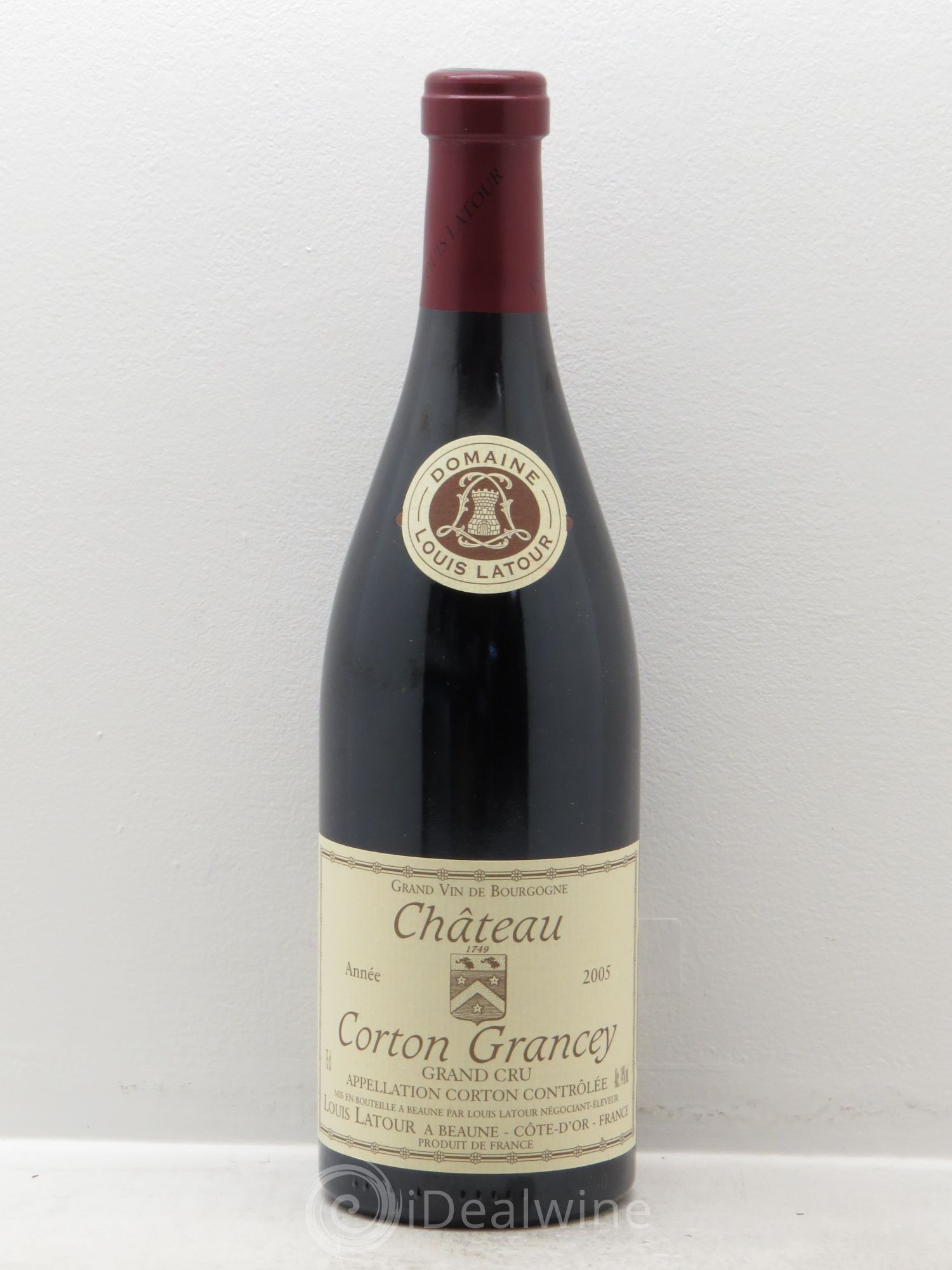 Corton Grand Cru Château Corton Grancey Louis Latour 2005 - Lot de 1 bouteille - 0
