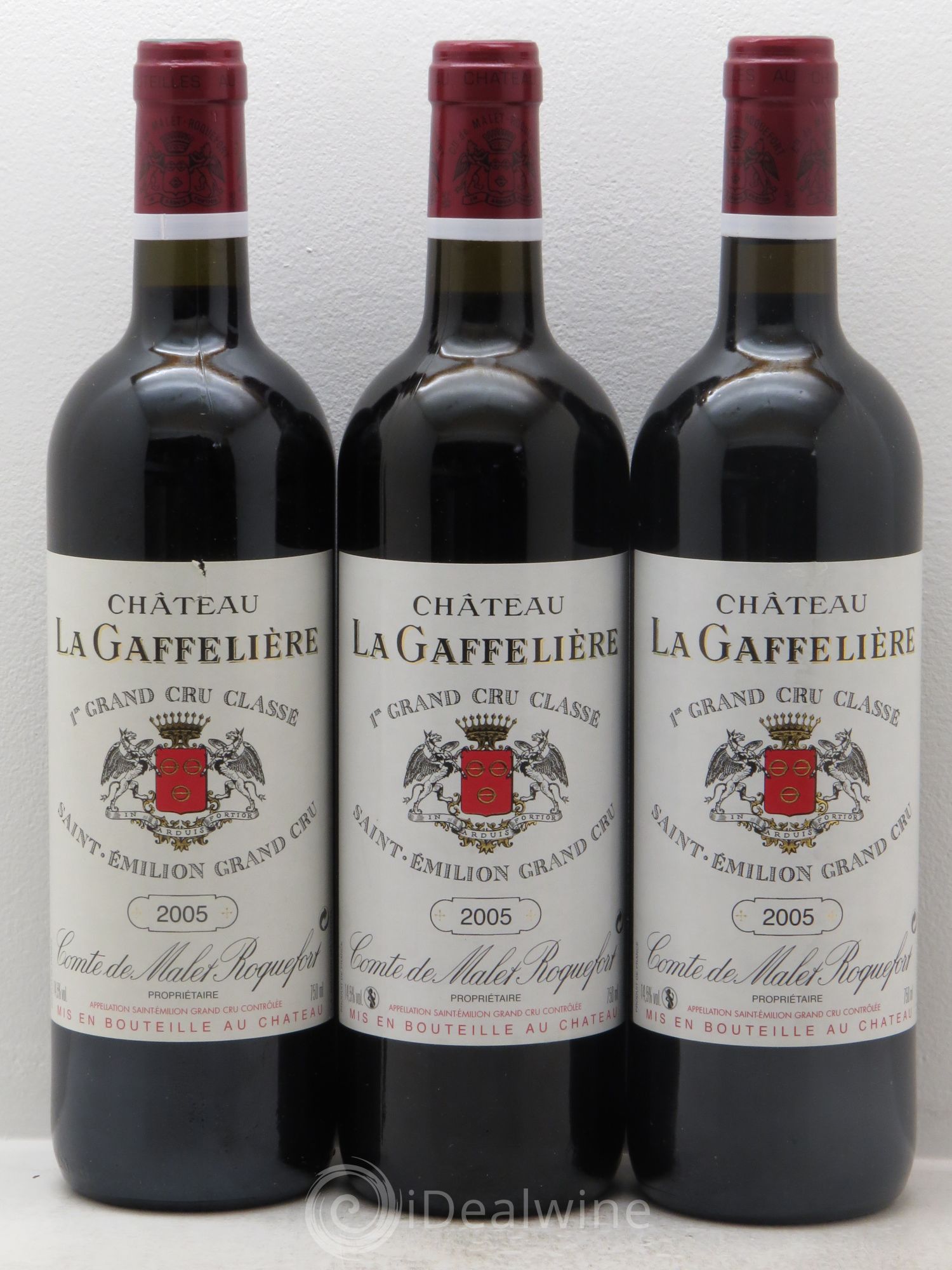 Château la Gaffelière 1er Grand Cru Classé B 2005 - Lot de 3 bouteilles - 0