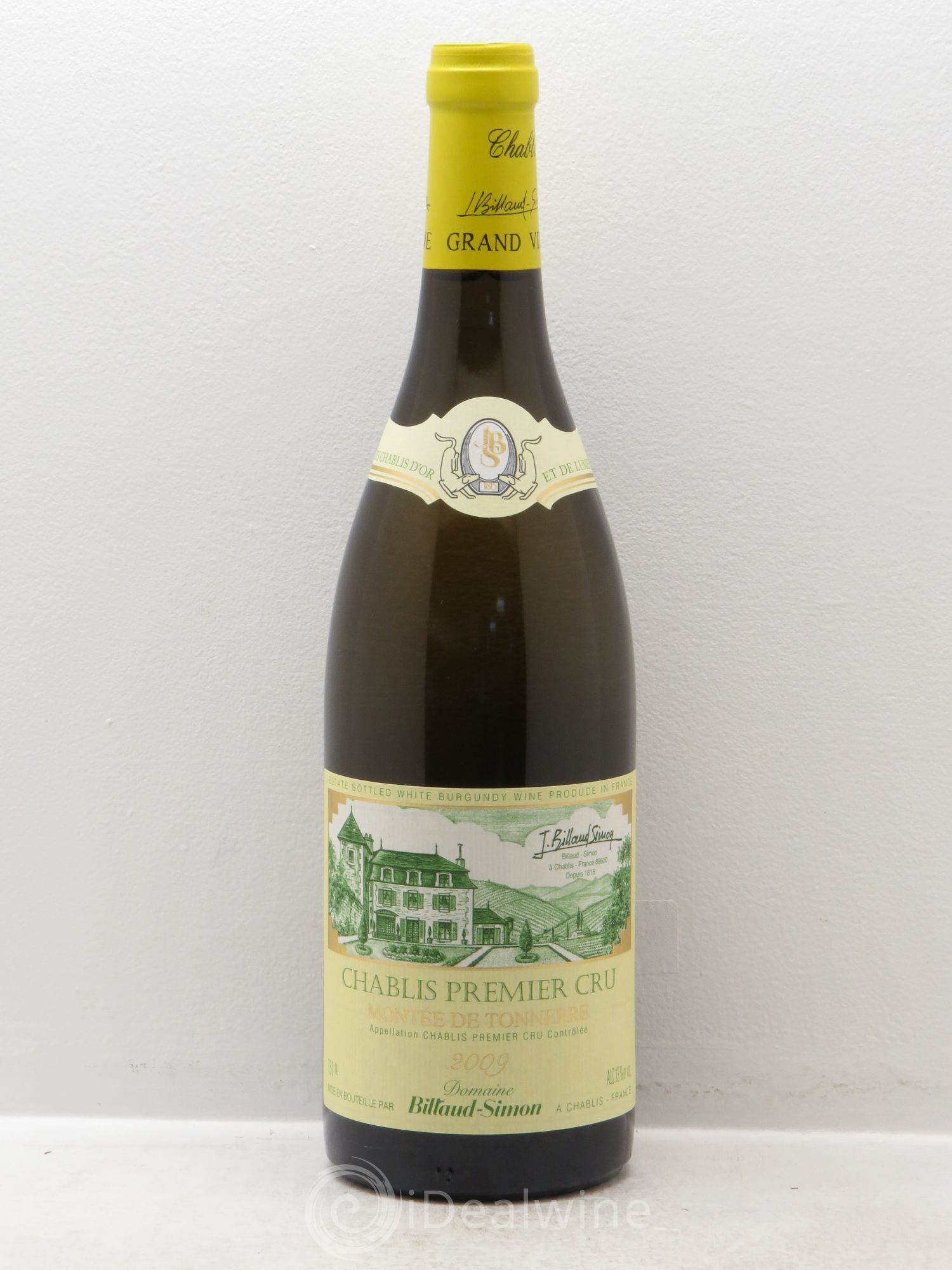 Chablis 1er Cru Montée de Tonnerre Billaud-Simon (Domaine) 2009 - Lot de 1 bouteille - 0
