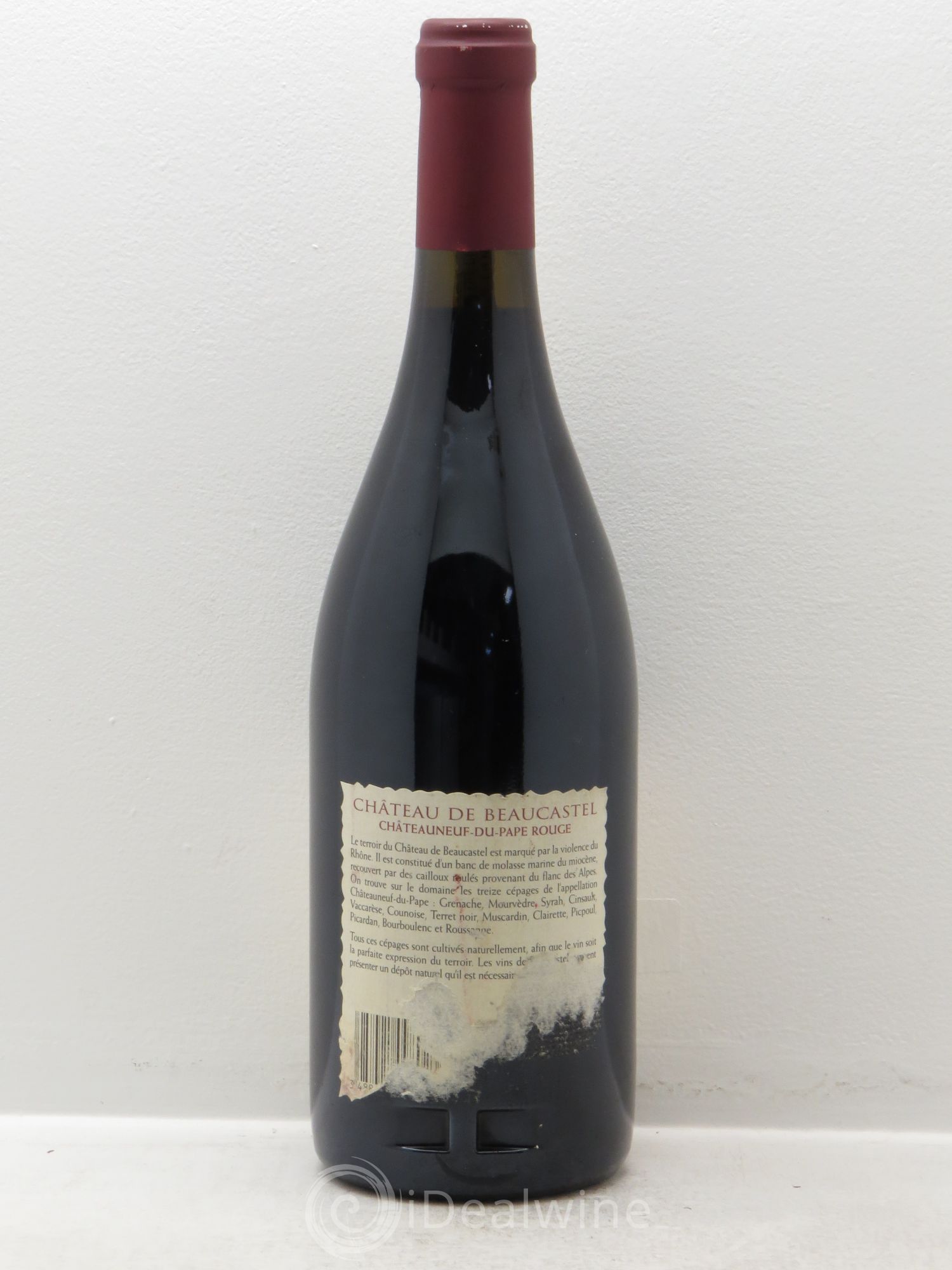 Châteauneuf-du-Pape Château de Beaucastel Famille Perrin 1998 - Lot de 1 bouteille - 1
