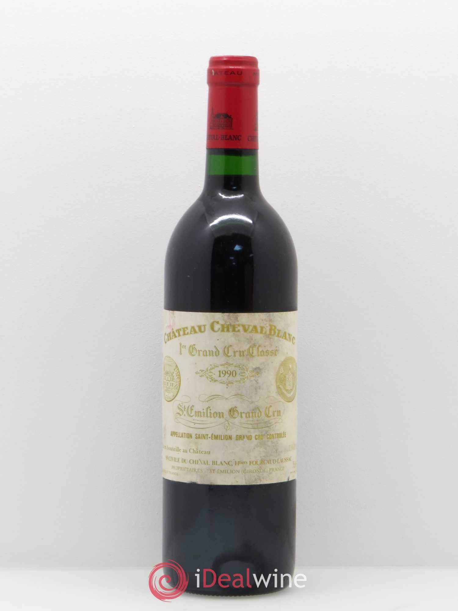 Château Cheval Blanc 1er Grand Cru Classé A 1990 - Lot de 1 bouteille - 0