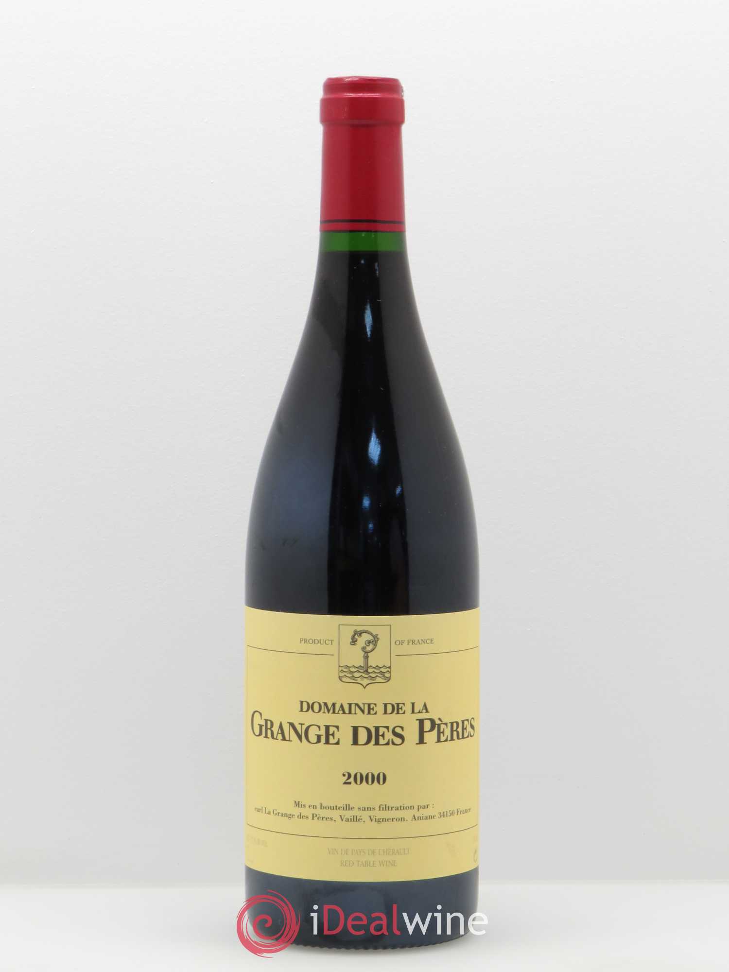 Pays d'Hérault Grange des Pères Laurent Vaillé 2000 - Lot de 1 bouteille - 0
