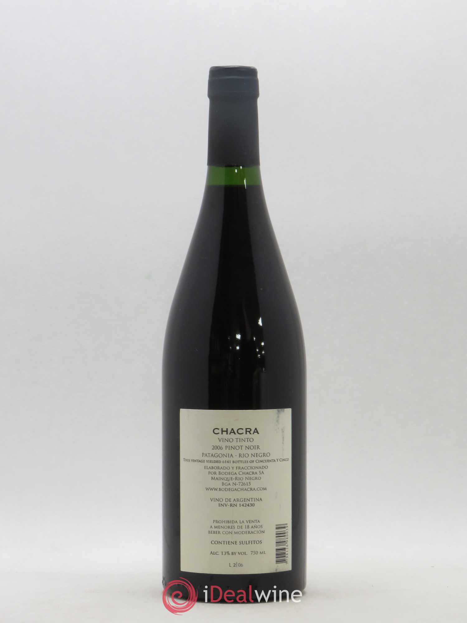 Mendoza Pinot Noir 55 Chacra 2006 - Posten von 1 Flasche - 1