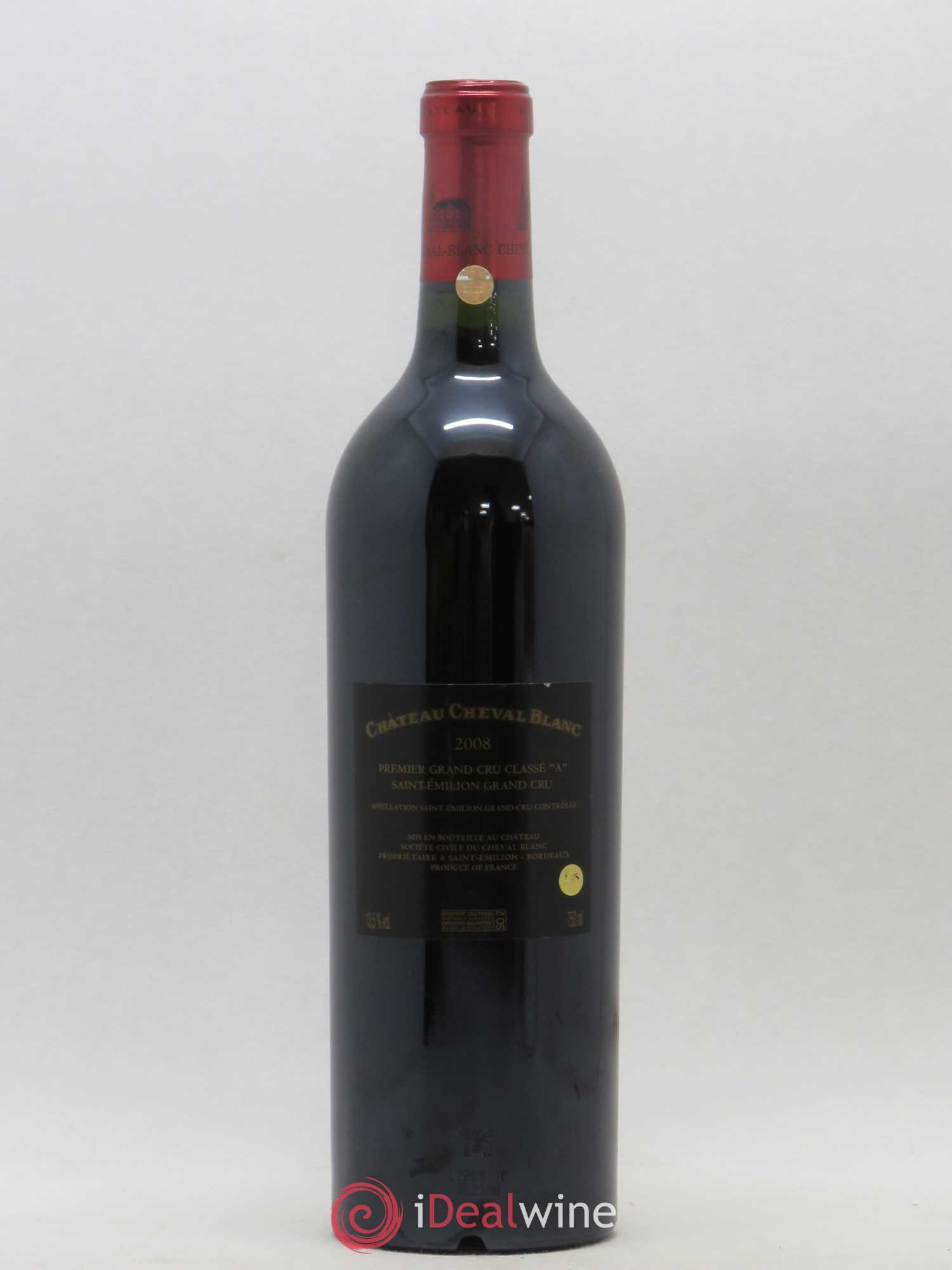 Château Cheval Blanc 1er Grand Cru Classé A 2008 - Lot de 1 bouteille - 1