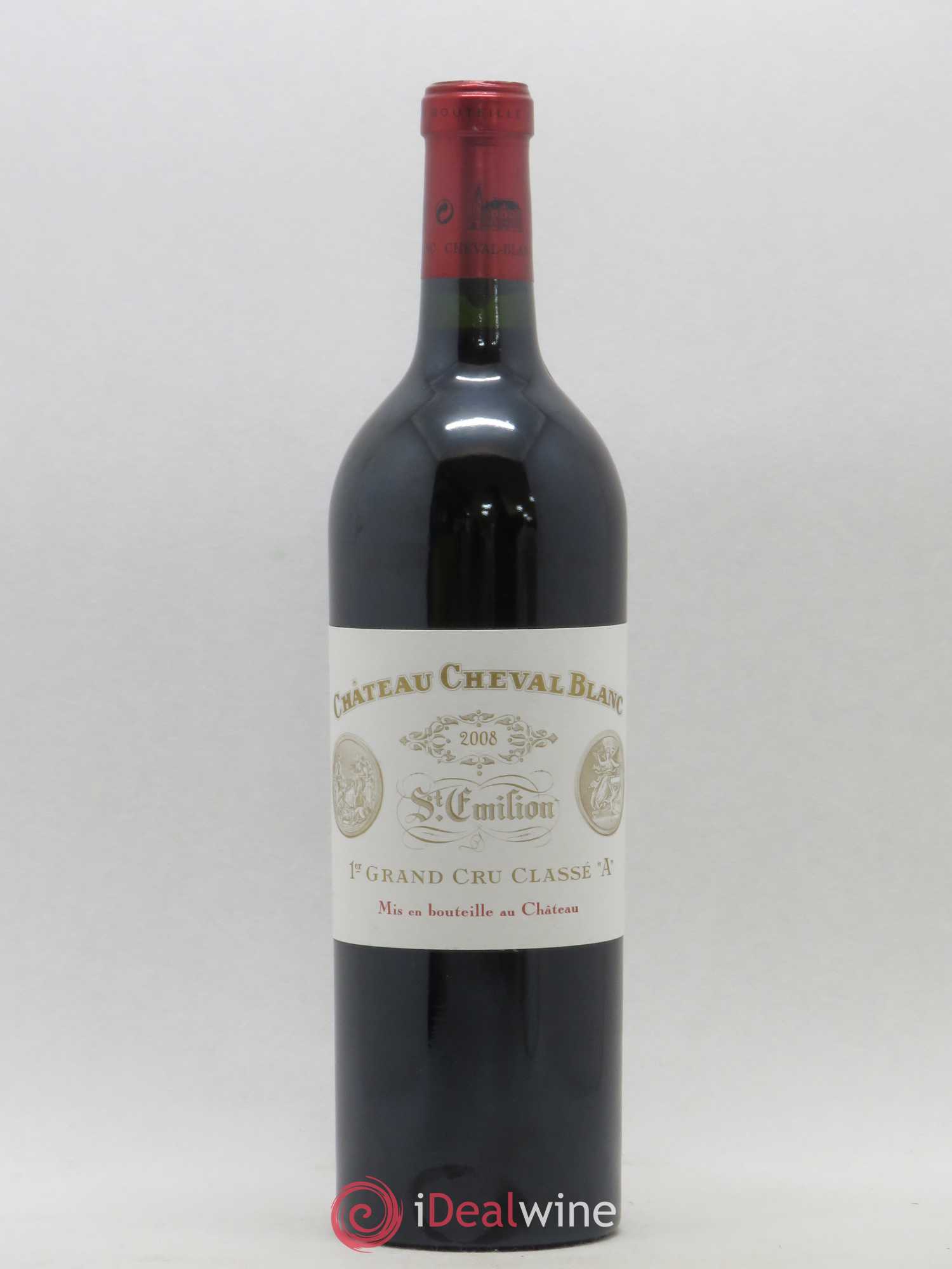 Château Cheval Blanc 1er Grand Cru Classé A 2008 - Lot de 1 bouteille - 0