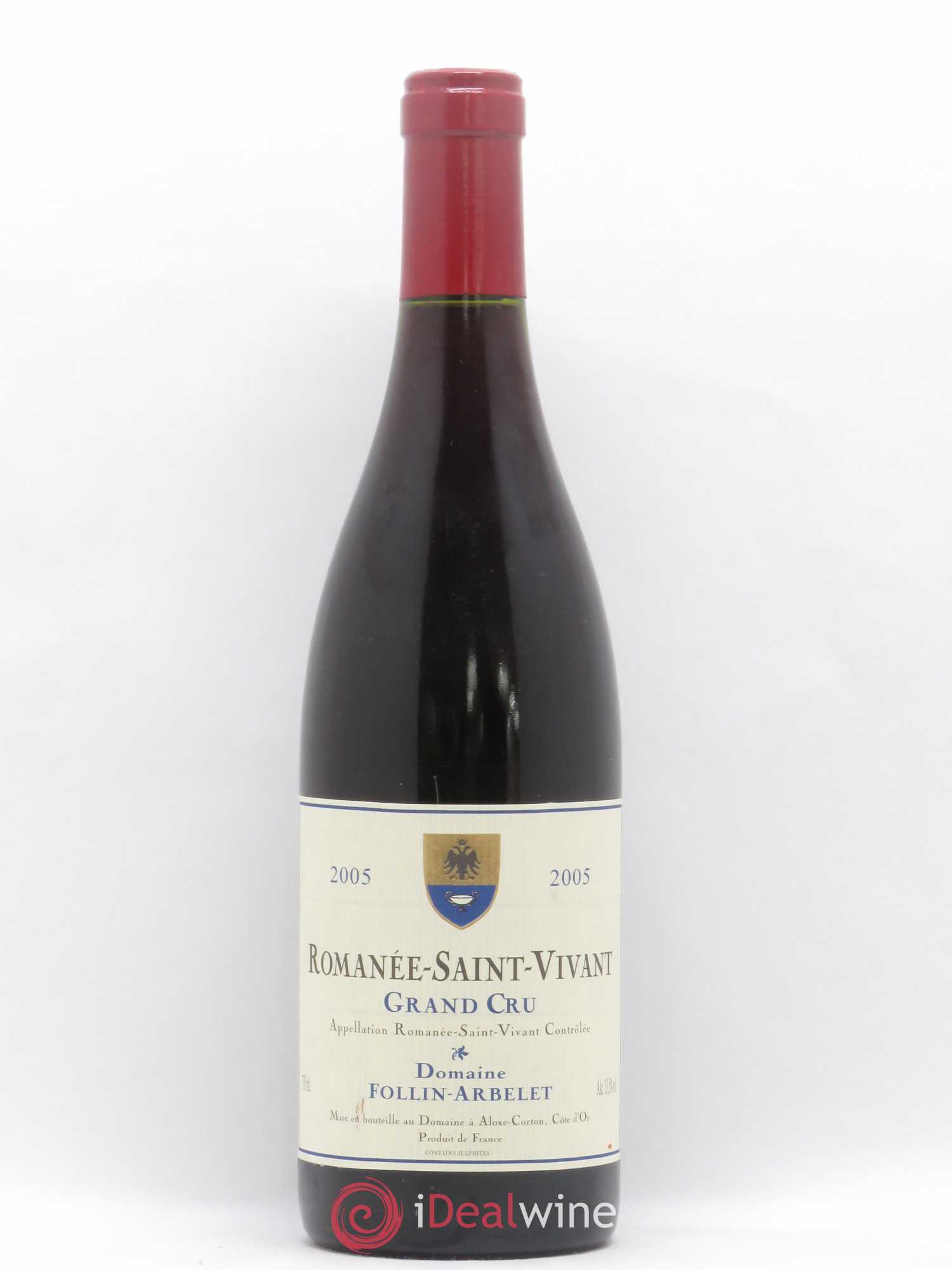 Romanée-Saint-Vivant Grand Cru Domaine Follin Arbelet 2005 - Posten von 1 Flasche - 0
