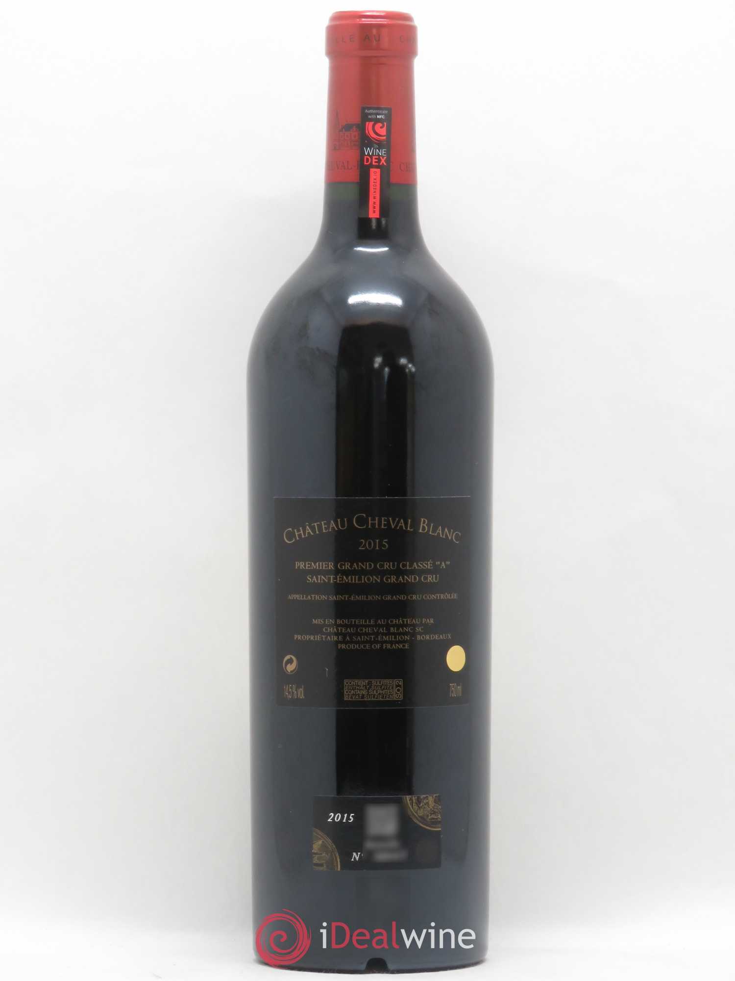 Château Cheval Blanc 1er Grand Cru Classé A 2015 - Lot de 1 bouteille - 1